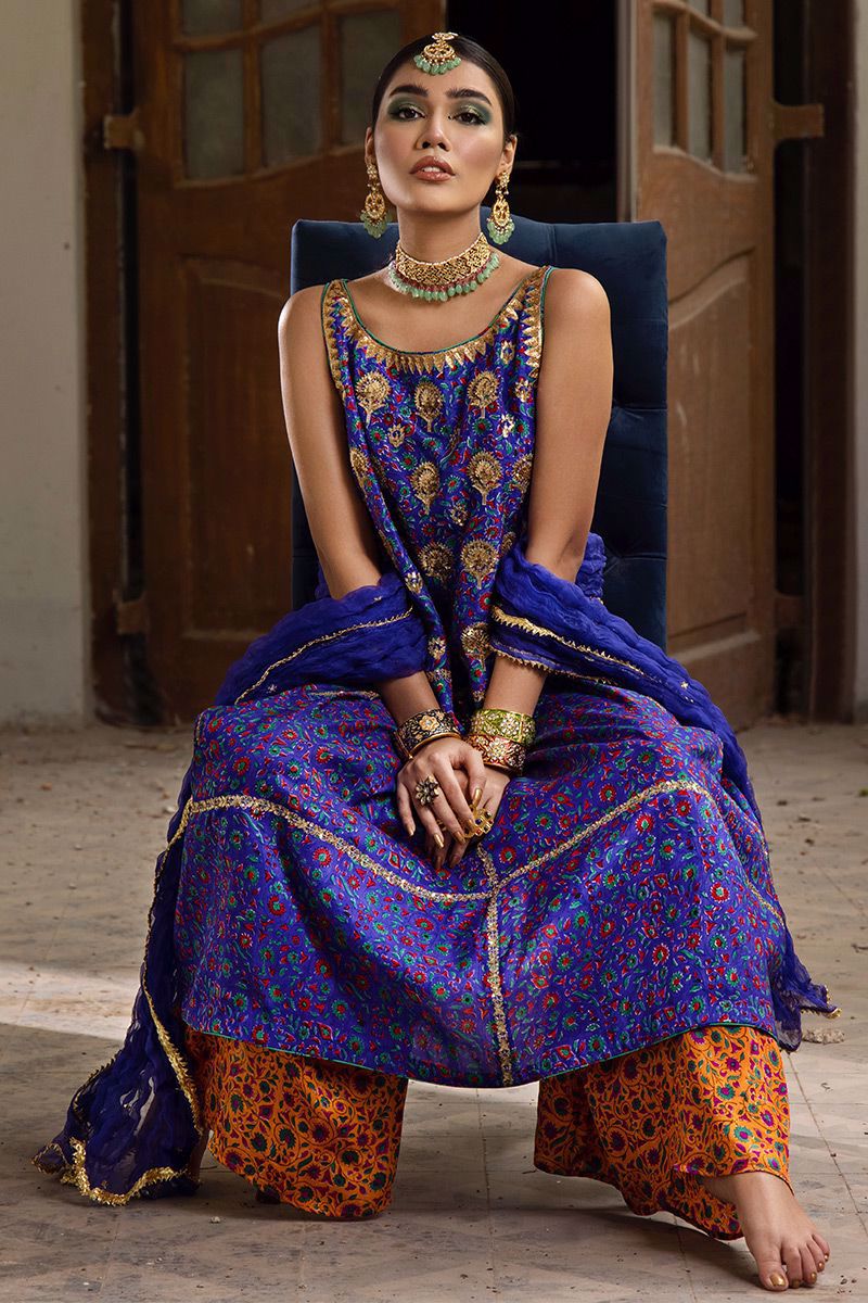 The Pink Tree Company | Wedding Wear | COBALT BLUE -  The Pink Tree Company Formal - Original Designer Dress - House of Maryam
