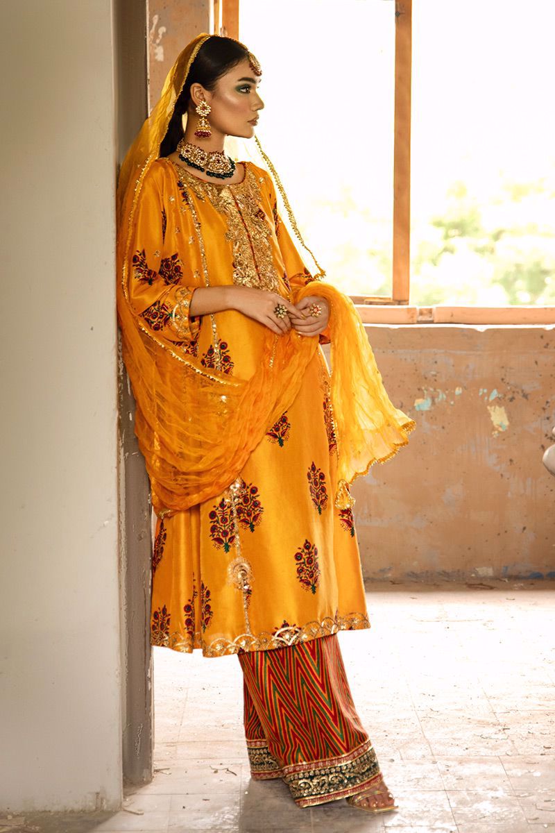 The Pink Tree Company | Wedding Wear | SAFFRON SYMPHONY -  The Pink Tree Company Formal - Original Designer Dress - House of Maryam