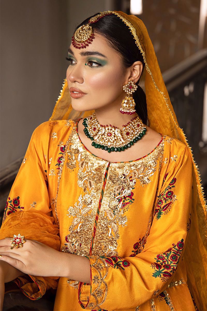 The Pink Tree Company | Wedding Wear | SAFFRON SYMPHONY -  The Pink Tree Company Formal - Original Designer Dress - House of Maryam