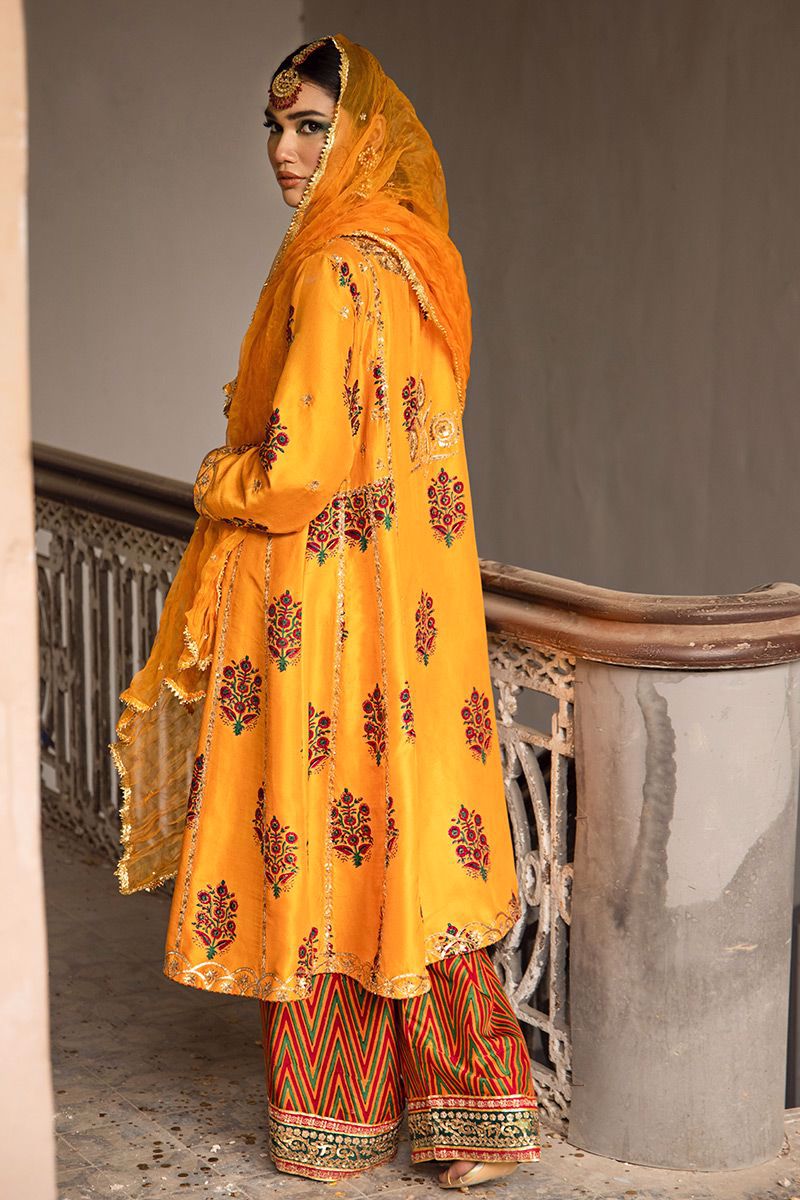 The Pink Tree Company | Wedding Wear | SAFFRON SYMPHONY by Designer The Pink Tree Company - House of Maryam - Pakistani Designer Ethnic Wear in {{ shop.shopifyCountryName }}