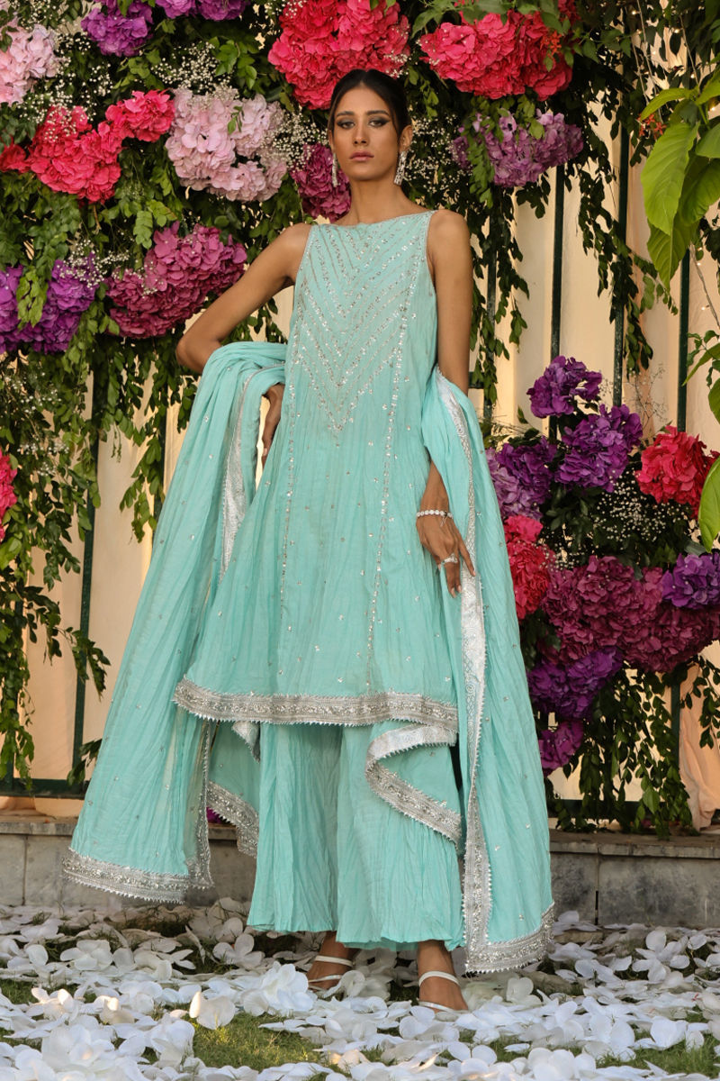 The Pink Tree Company | Wedding Wear | AZURE ALLURE by Designer The Pink Tree Company - House of Maryam - Pakistani Designer Ethnic Wear in {{ shop.shopifyCountryName }}