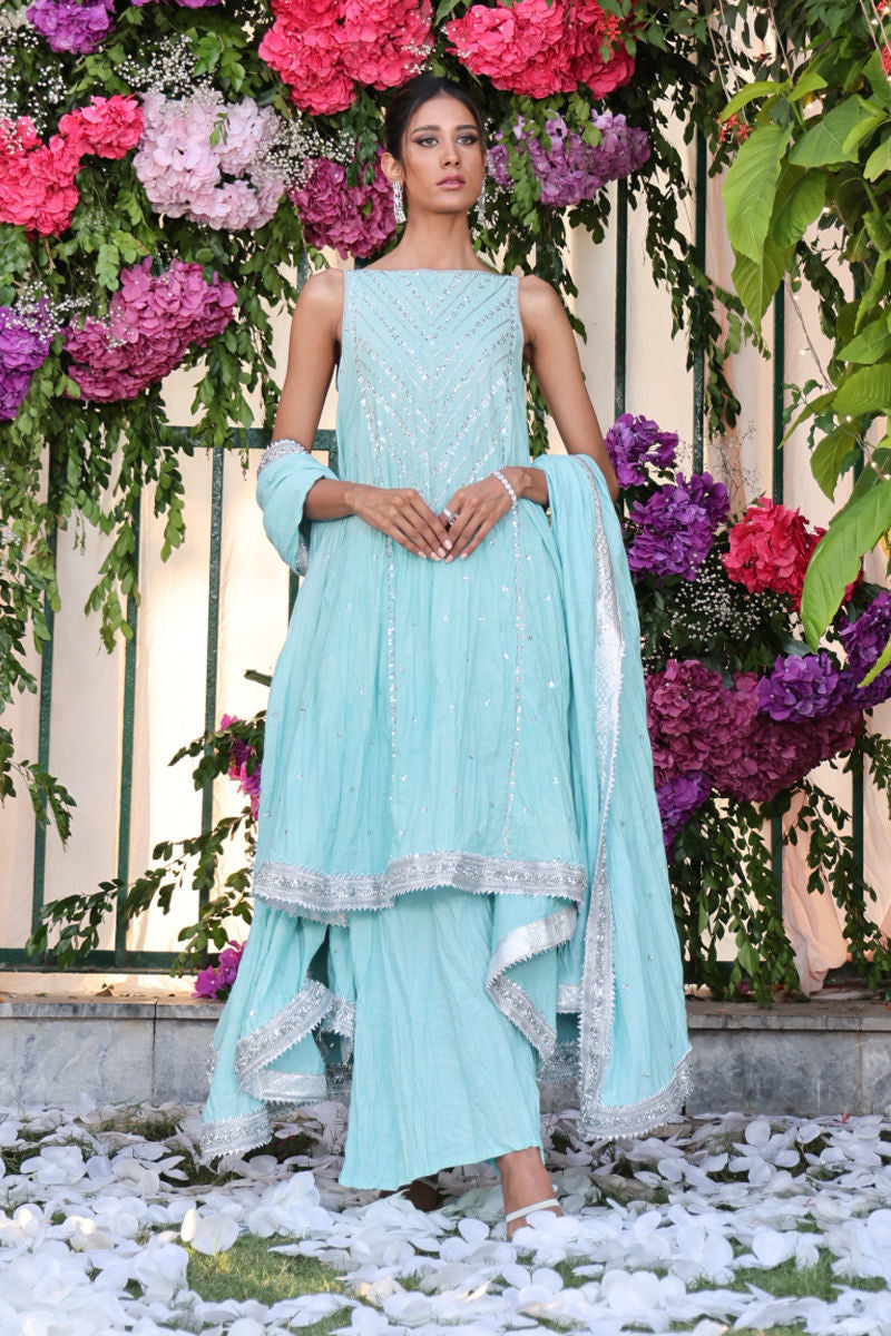 The Pink Tree Company | Wedding Wear | AZURE ALLURE by Designer The Pink Tree Company - House of Maryam - Pakistani Designer Ethnic Wear in {{ shop.shopifyCountryName }}