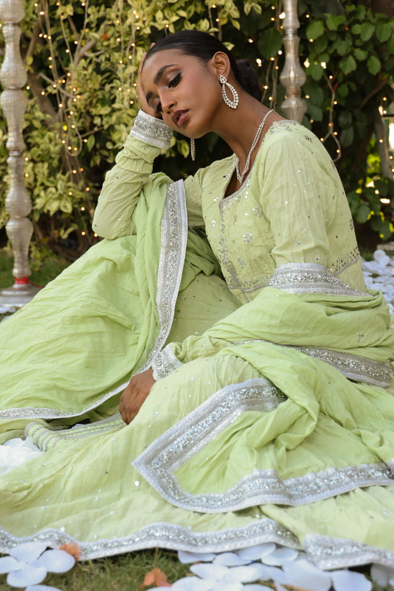 The Pink Tree Company | Wedding Wear | LEAFY BLUSH by Designer The Pink Tree Company - House of Maryam - Pakistani Designer Ethnic Wear in {{ shop.shopifyCountryName }}