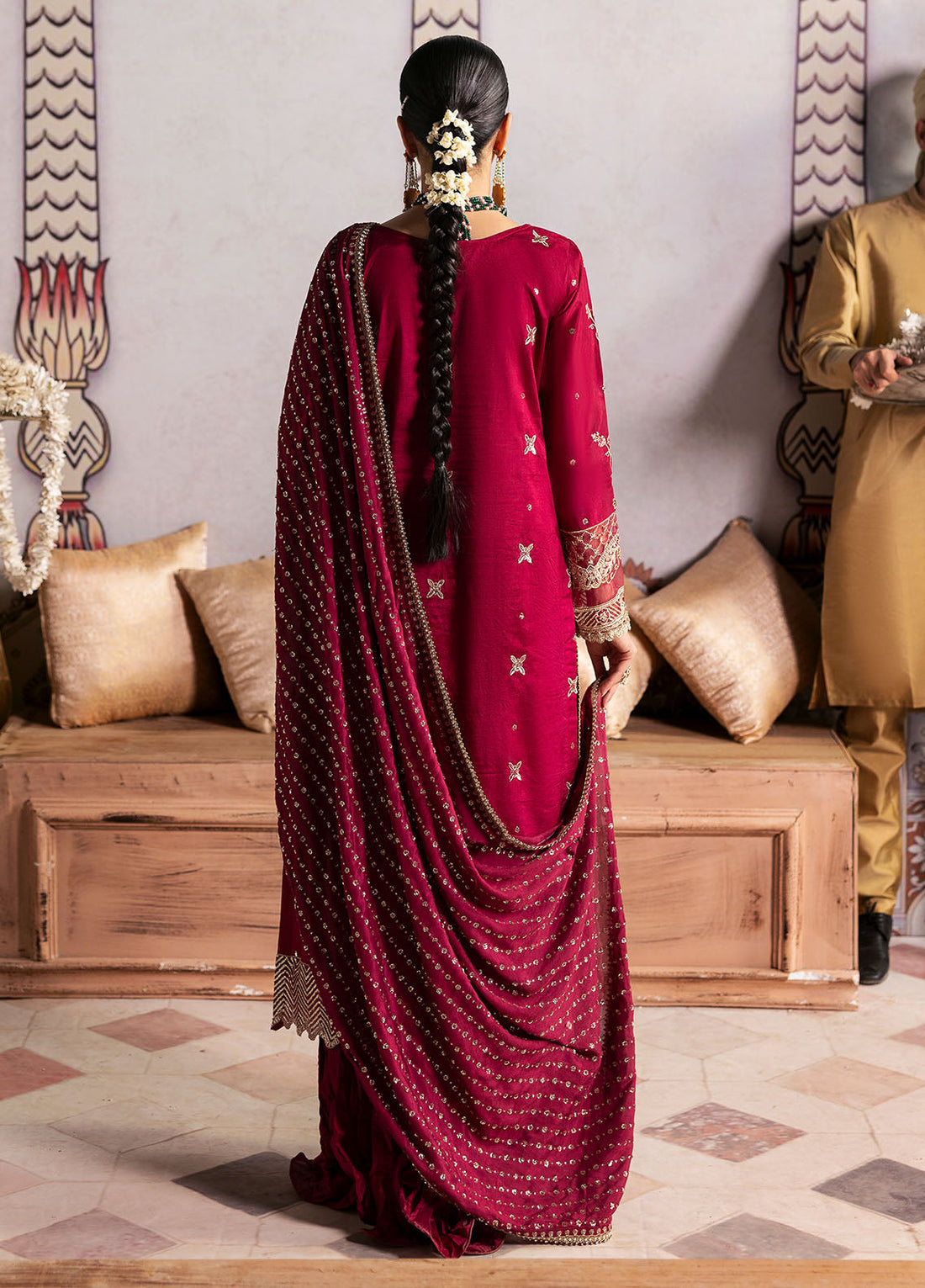 Sahane | There She Glows  | TSG-07 Merlot -  Sahane Ladies Clothes -  House of Maryam