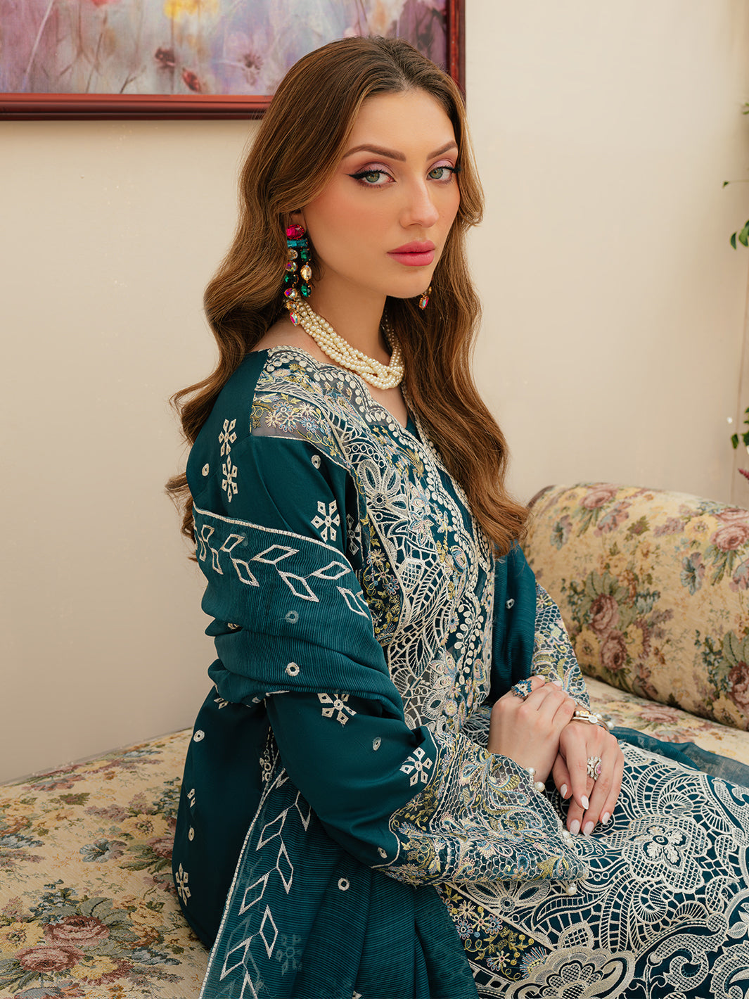 Mahnur | Allenura Luxury Lawn 24 | TUSCANY -  Mahnur Luxury - Original Designer Dress - House of Maryam
