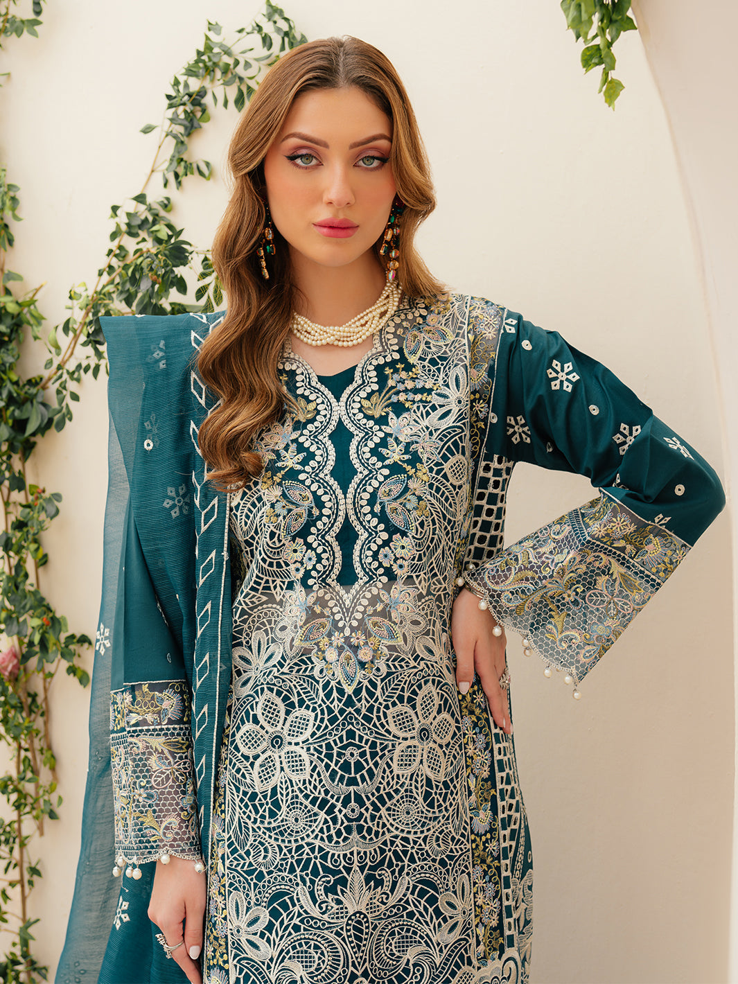 Mahnur | Allenura Luxury Lawn 24 | TUSCANY by Designer Mahnur - House of Maryam - Pakistani Designer Ethnic Wear in {{ shop.shopifyCountryName }}