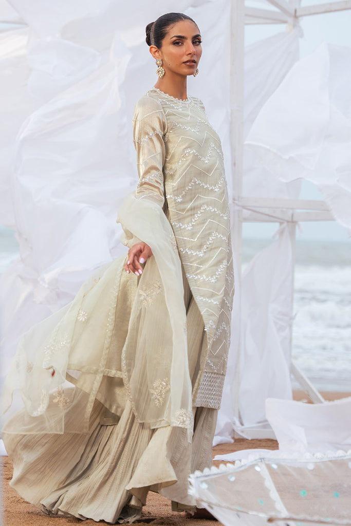 Cross Stitch | Wedding Collection 25 | TWILIGHT CASCADE -  Cross Stitch Ladies Clothes - Original Designer Dress - House of Maryam