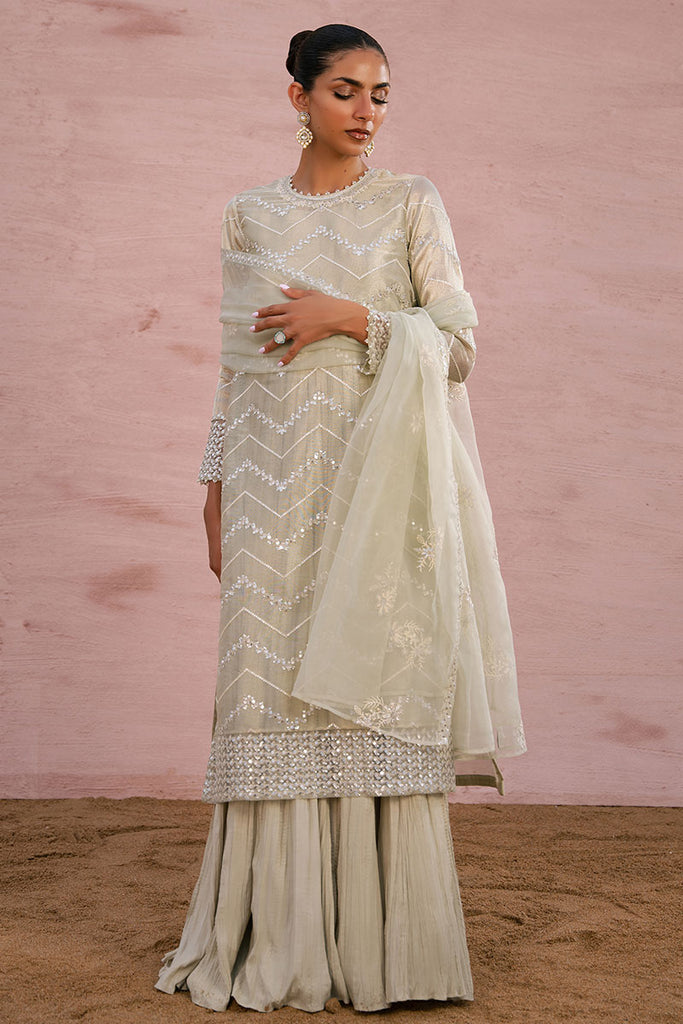 Cross Stitch | Wedding Collection 25 | TWILIGHT CASCADE -  Cross Stitch Ladies Clothes - Original Designer Dress - House of Maryam