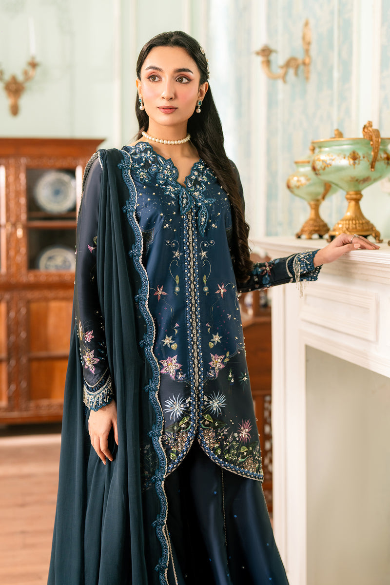 Qalamkar | Luxe Silk 26 | QSL-06 NERINA, image 5