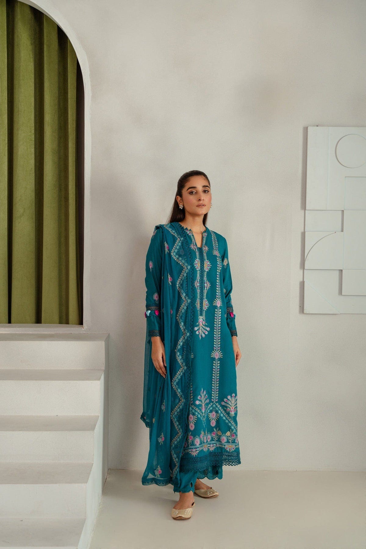 Taana Baana | Manzil Winter |  S3389B -  Taana Baana Ladies Clothes - Original Designer Dress - House of Maryam