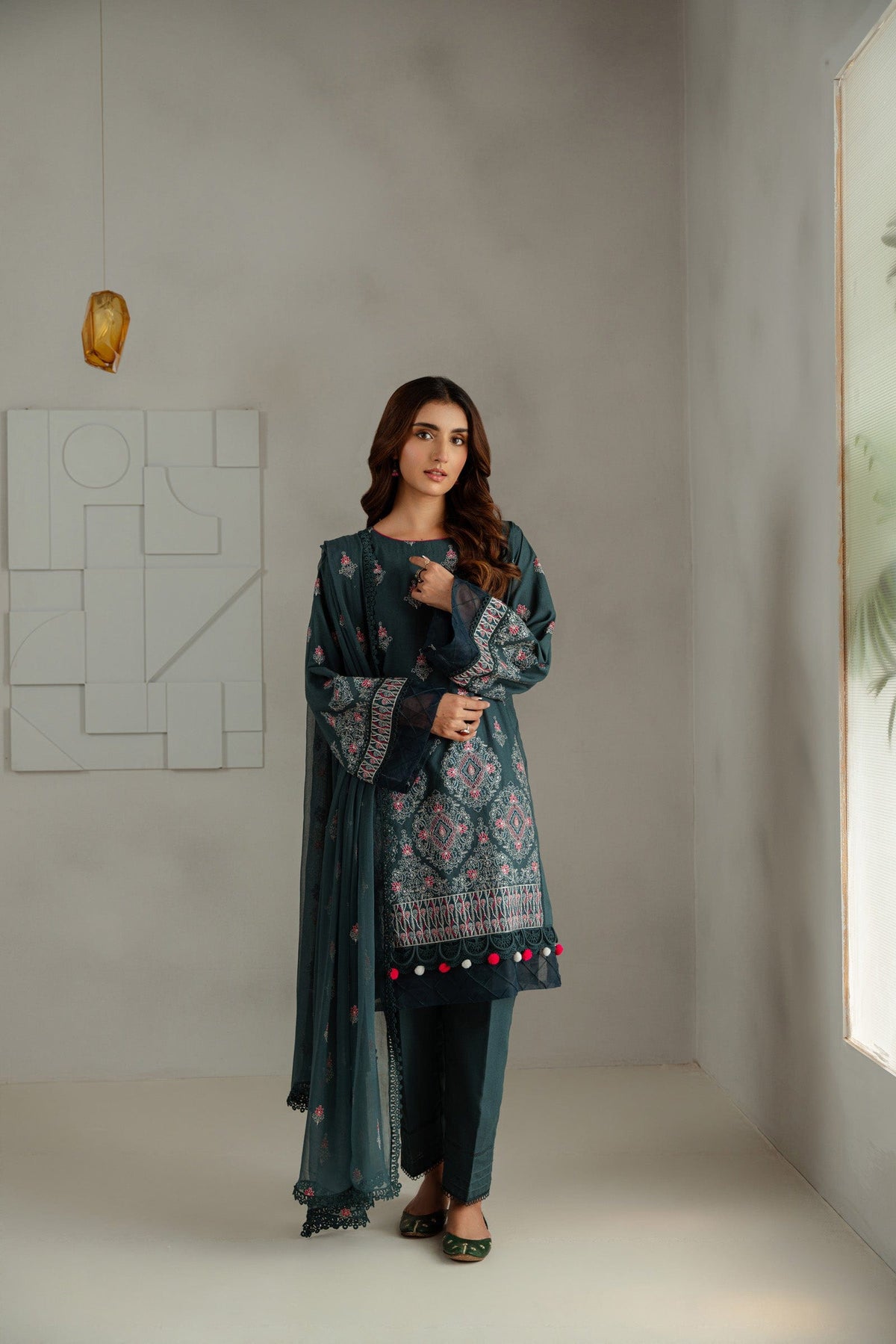 Taana Baana | Manzil Winter |  C3414B -  Taana Baana Ladies Clothes - Original Designer Dress - House of Maryam