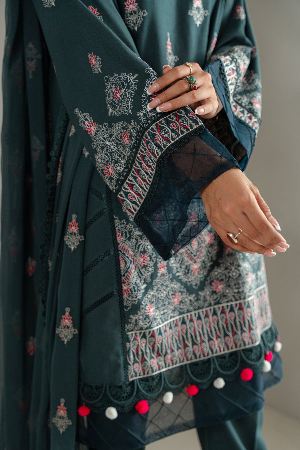 Taana Baana | Manzil Winter |  C3414B -  Taana Baana Ladies Clothes - Original Designer Dress - House of Maryam