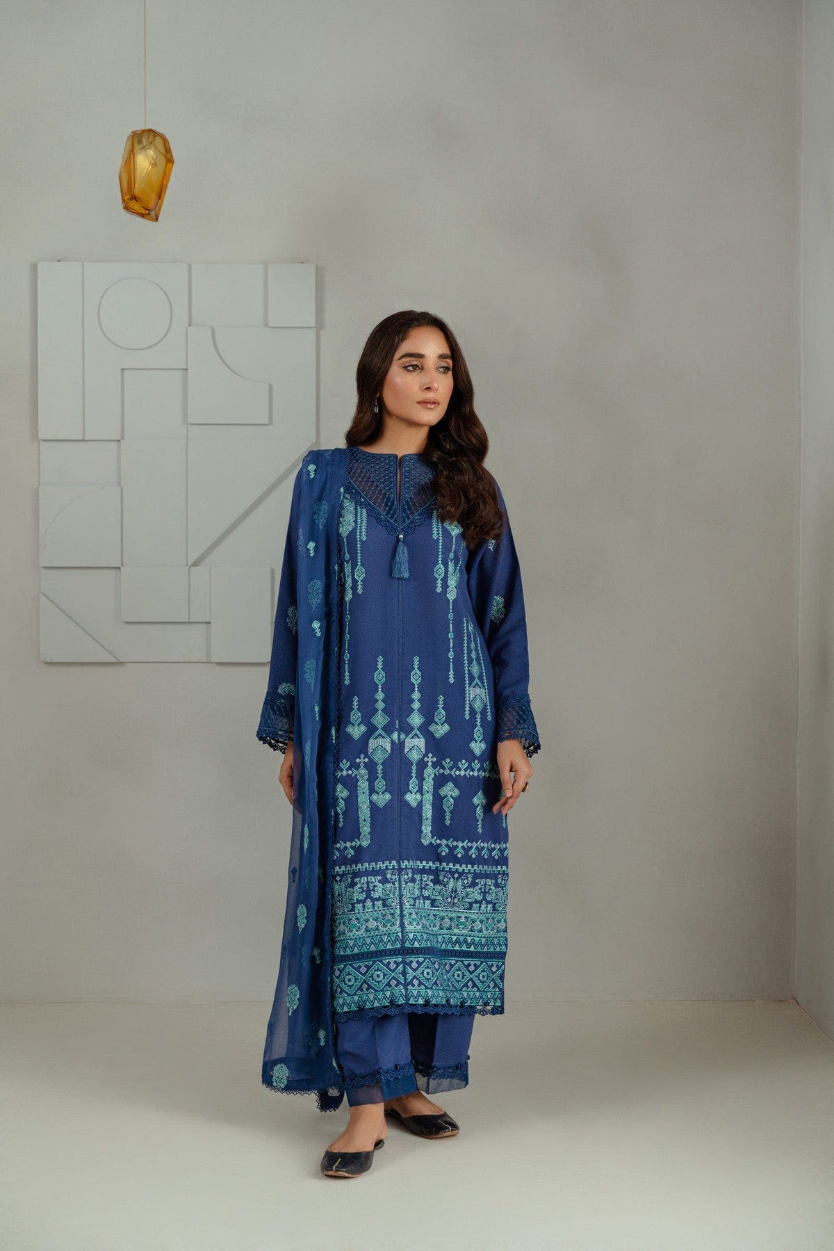 Taana Baana | Manzil Winter |  S3391A -  Taana Baana Ladies Clothes - Original Designer Dress - House of Maryam