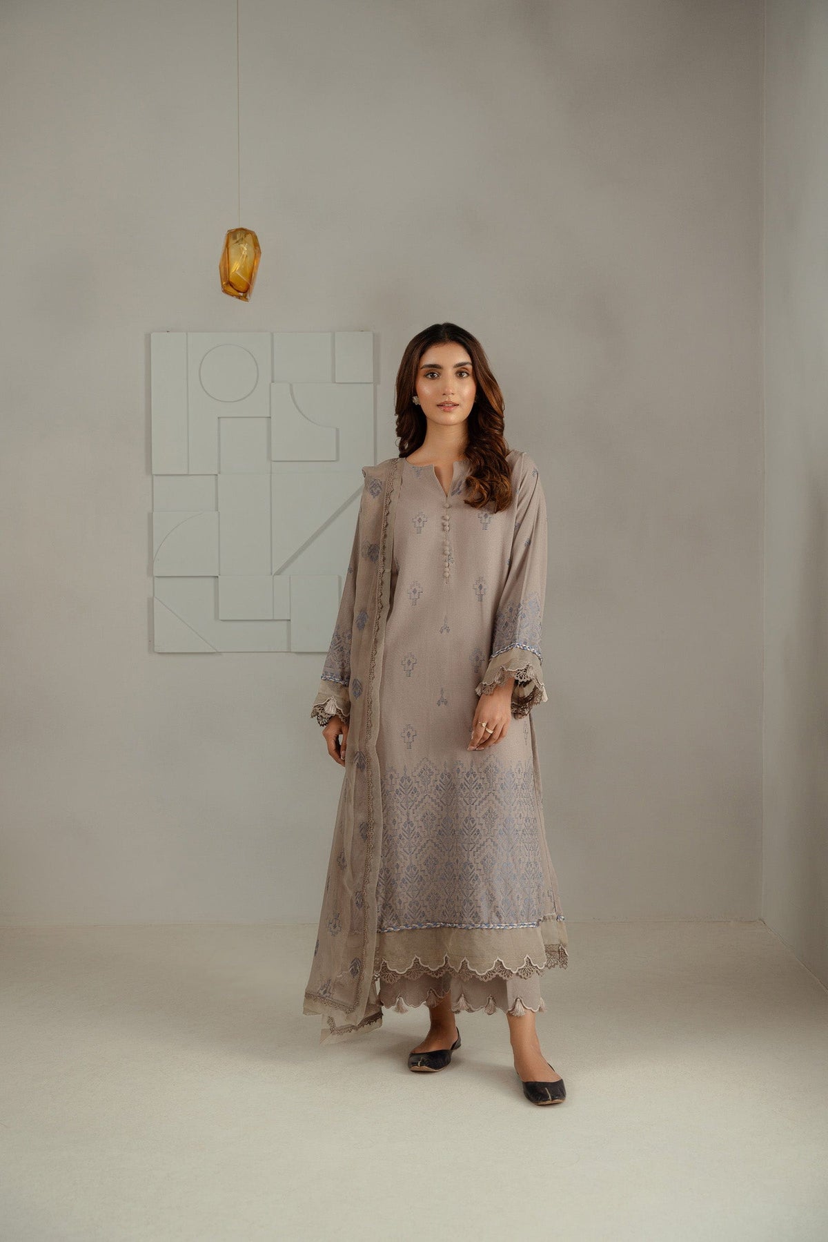 Taana Baana | Manzil Winter |  C3415A -  Taana Baana Ladies Clothes - Original Designer Dress - House of Maryam