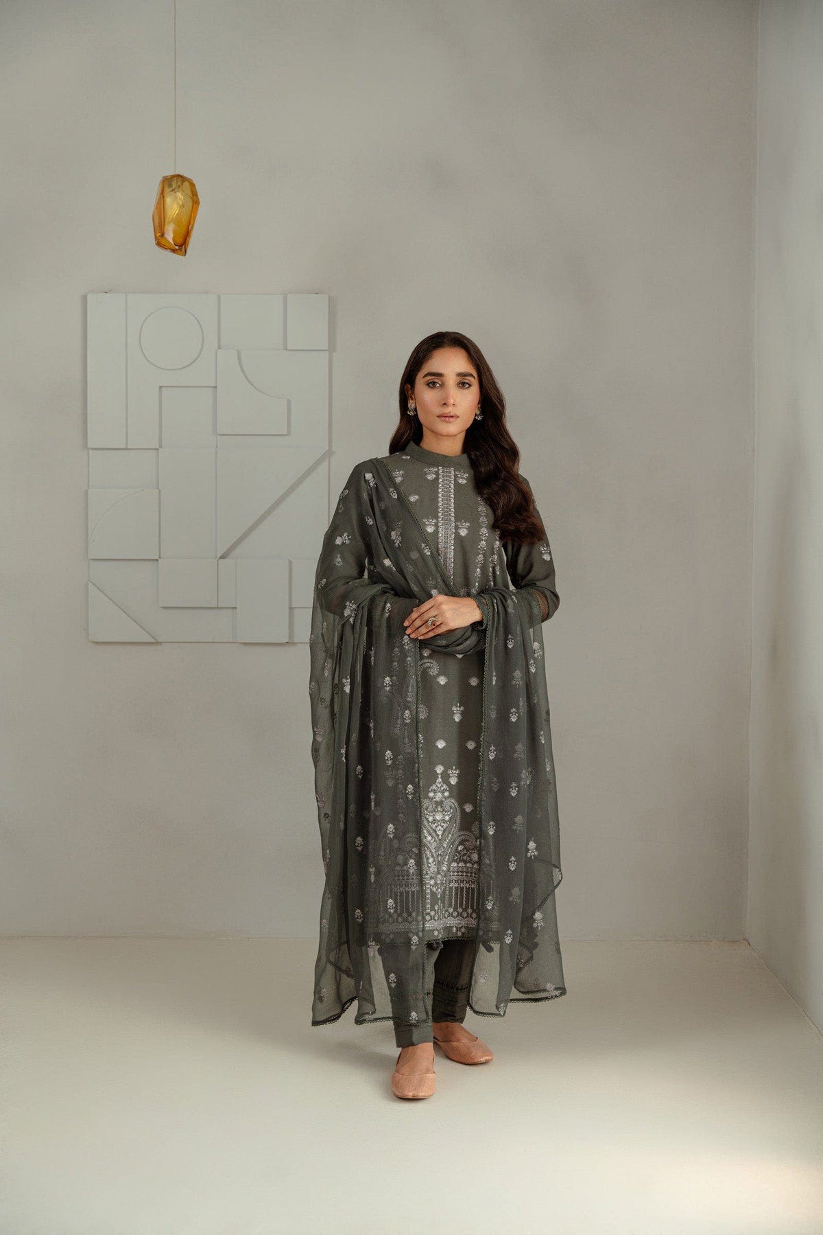 Taana Baana | Manzil Winter |  S3390A -  Taana Baana Ladies Clothes - Original Designer Dress - House of Maryam