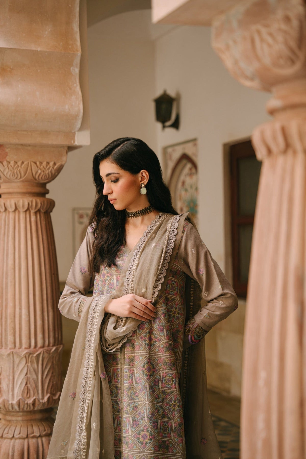 Taana Baana | Manzil Winter |  B3400B -  Taana Baana Ladies Clothes - Original Designer Dress - House of Maryam