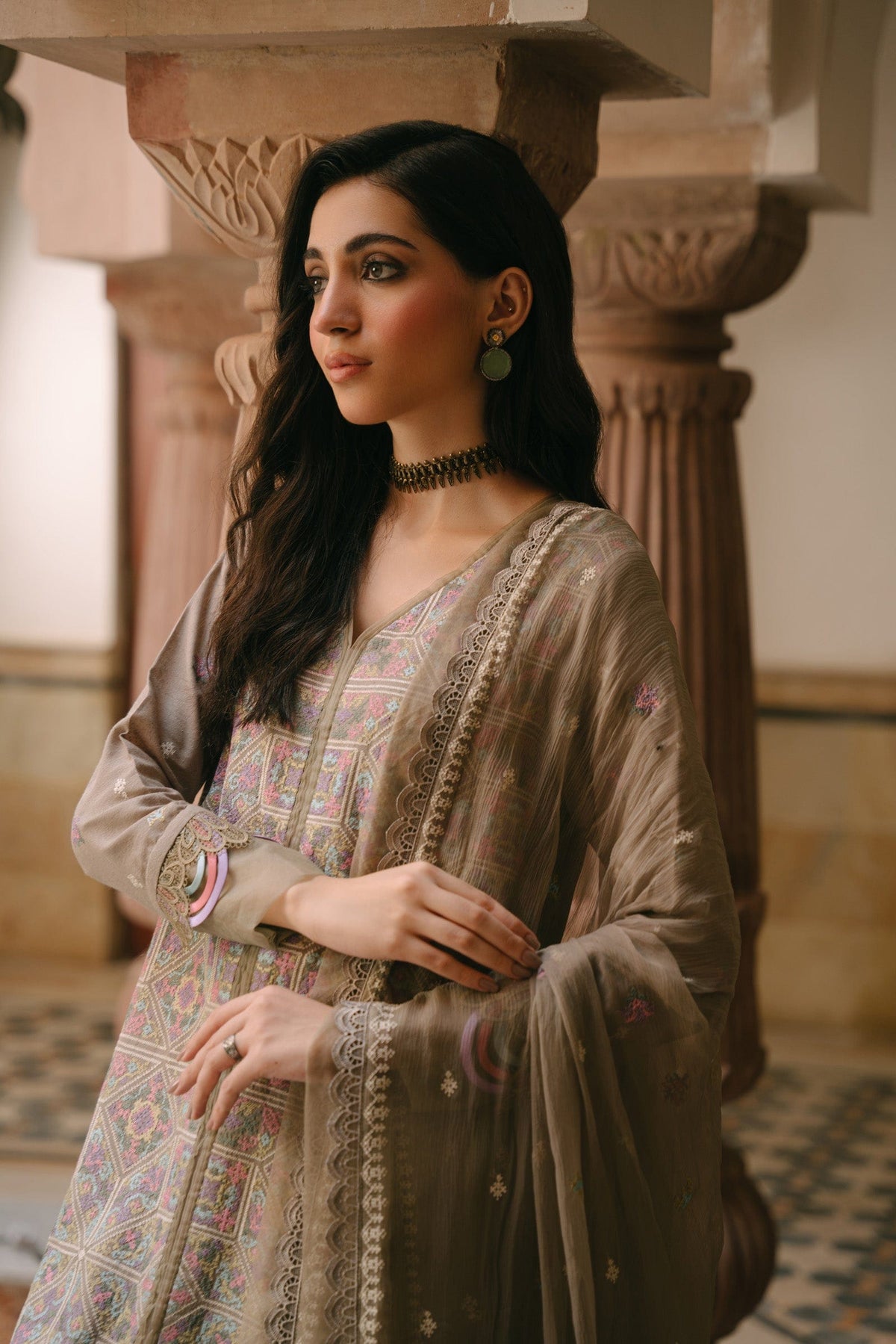 Taana Baana | Manzil Winter |  B3400B -  Taana Baana Ladies Clothes - Original Designer Dress - House of Maryam