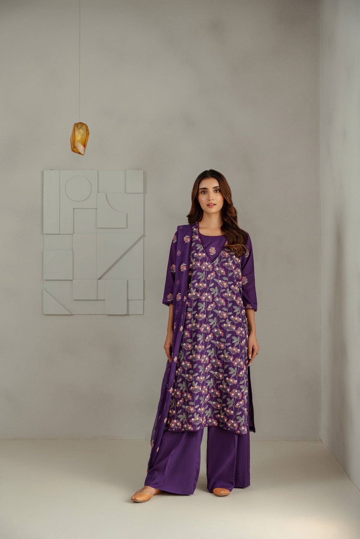 Taana Baana | Manzil Winter |  M3405B -  Taana Baana Ladies Clothes - Original Designer Dress - House of Maryam