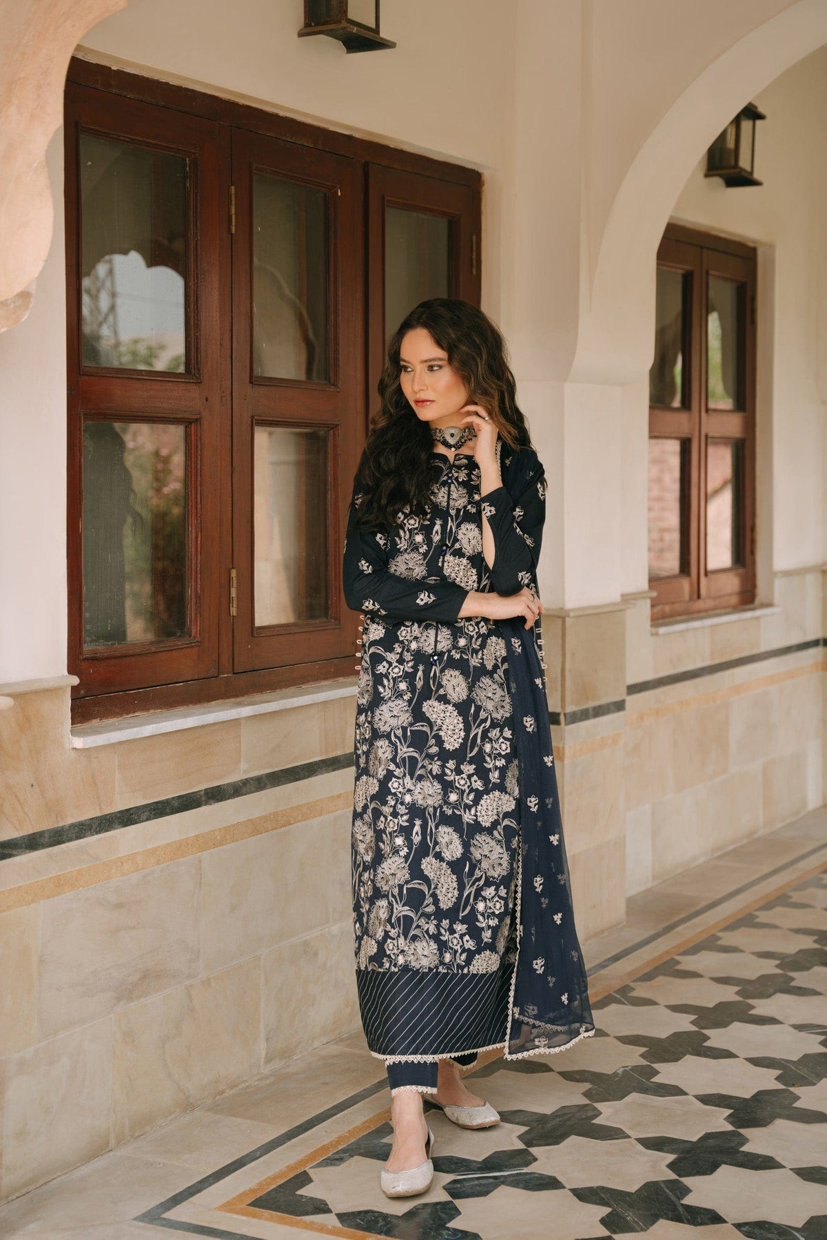 Taana Baana | Manzil Winter |  C3412B -  Taana Baana Ladies Clothes - Original Designer Dress - House of Maryam