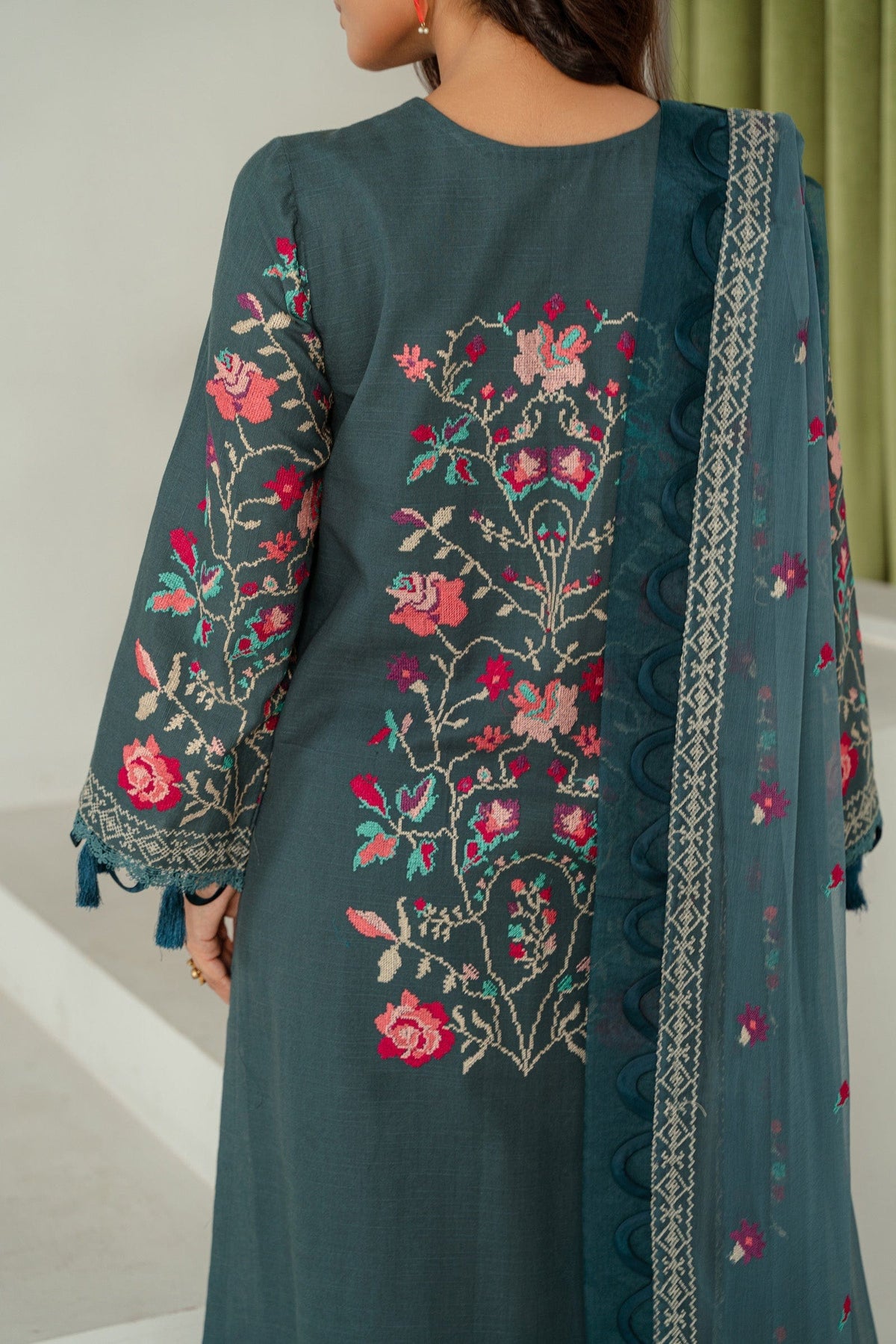 Taana Baana | Manzil Winter |  C3410B -  Taana Baana Ladies Clothes - Original Designer Dress - House of Maryam