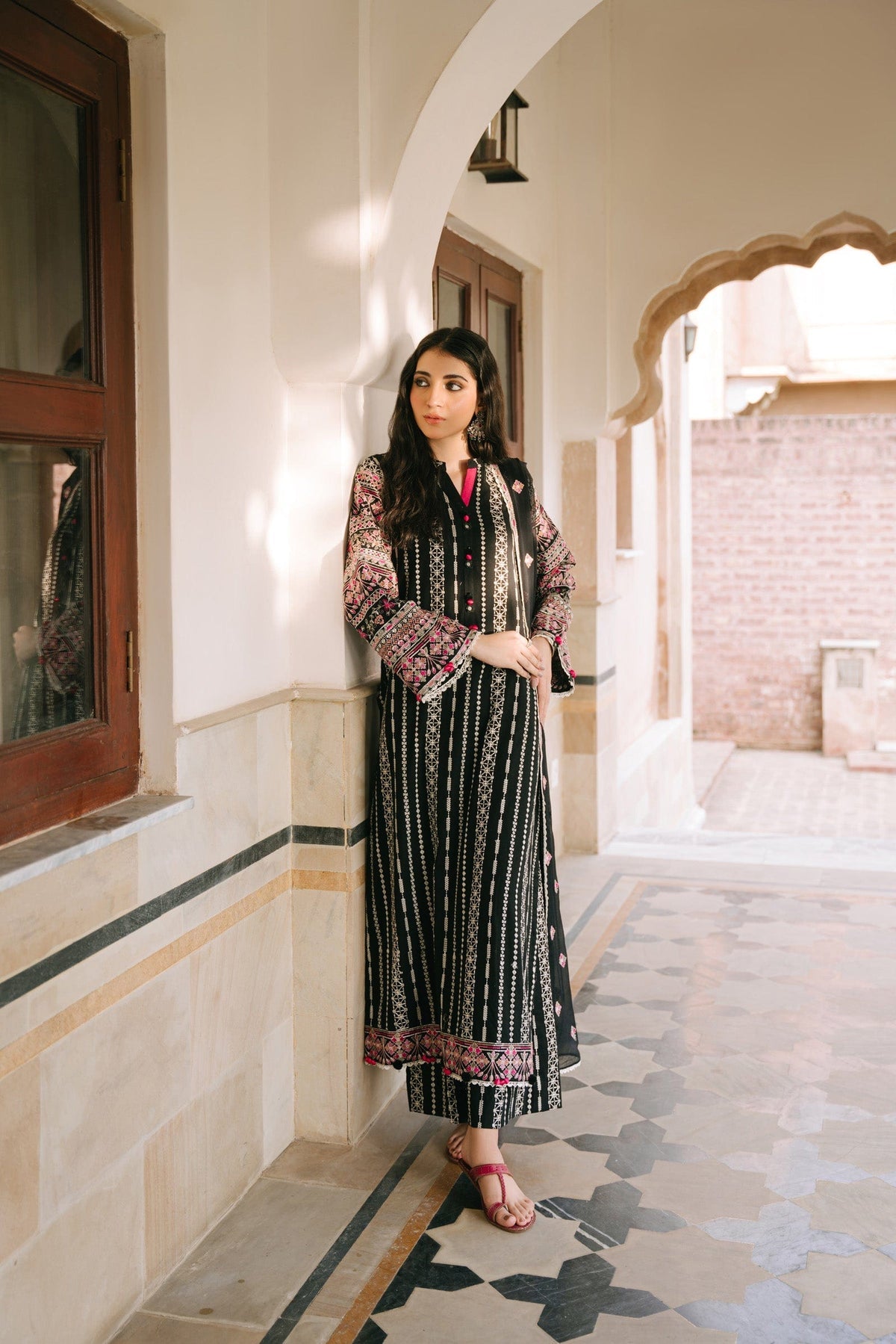 Taana Baana | Manzil Winter | B3401A -  Taana Baana Ladies Clothes - Original Designer Dress - House of Maryam