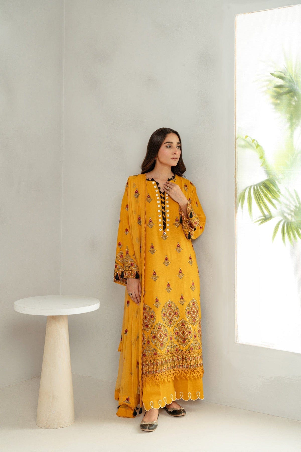 Taana Baana | Manzil Winter |  C3414A -  Taana Baana Ladies Clothes - Original Designer Dress - House of Maryam