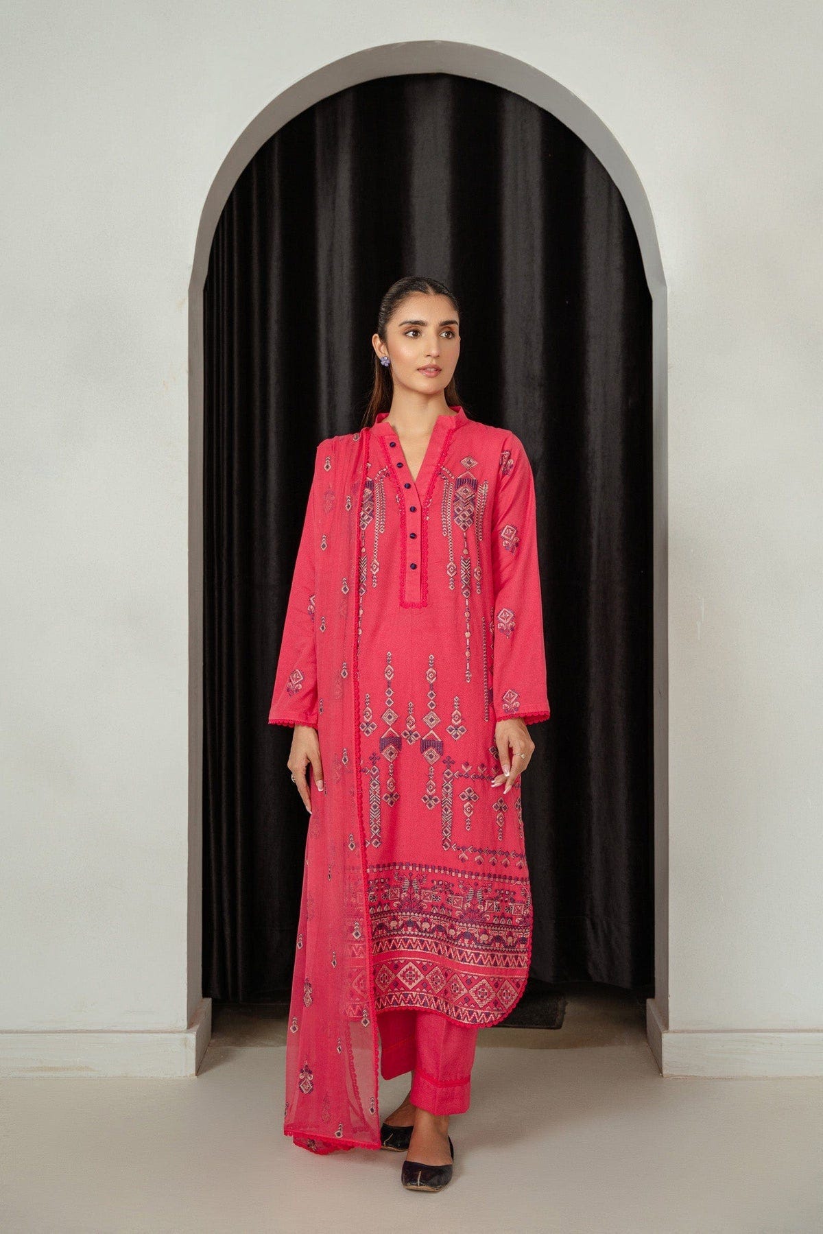 Taana Baana | Manzil Winter |  S3391B -  Taana Baana Ladies Clothes - Original Designer Dress - House of Maryam