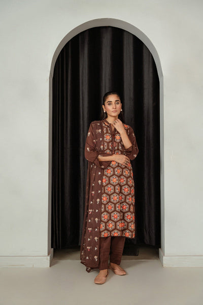 Taana Baana | Manzil Winter |  M3403B -  Taana Baana Ladies Clothes - Original Designer Dress - House of Maryam