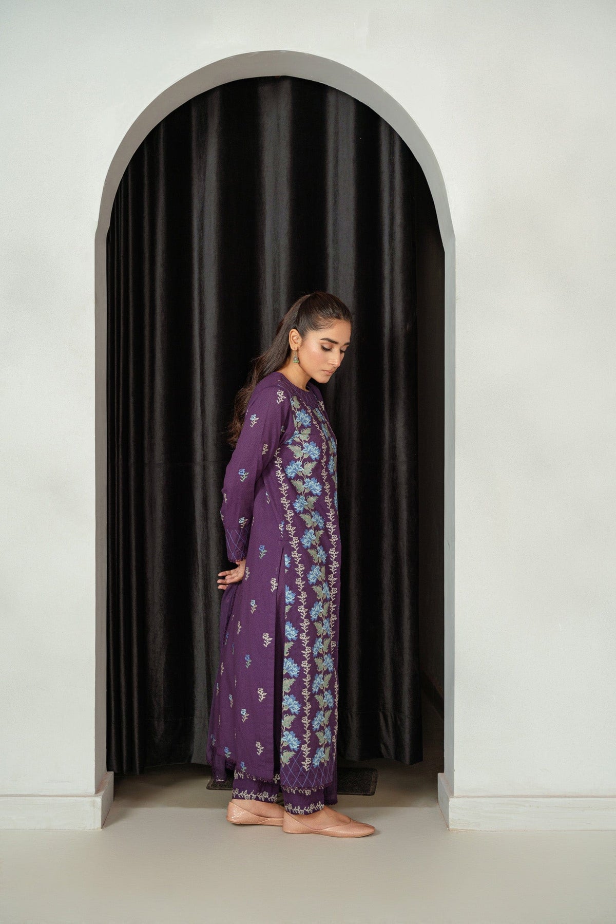Taana Baana | Manzil Winter |  C3409A -  Taana Baana Ladies Clothes - Original Designer Dress - House of Maryam