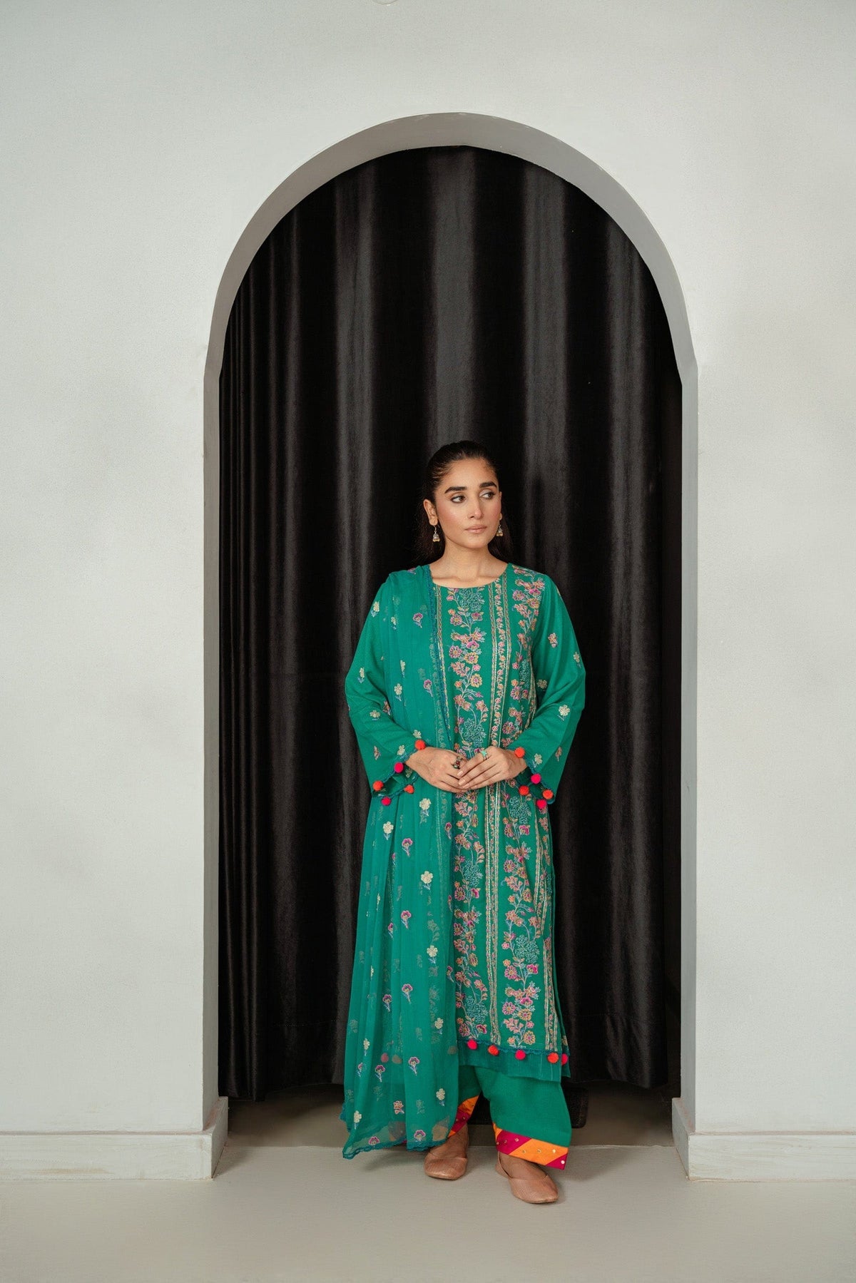 Taana Baana | Manzil Winter |M3402A -  Taana Baana Ladies Clothes - Original Designer Dress - House of Maryam
