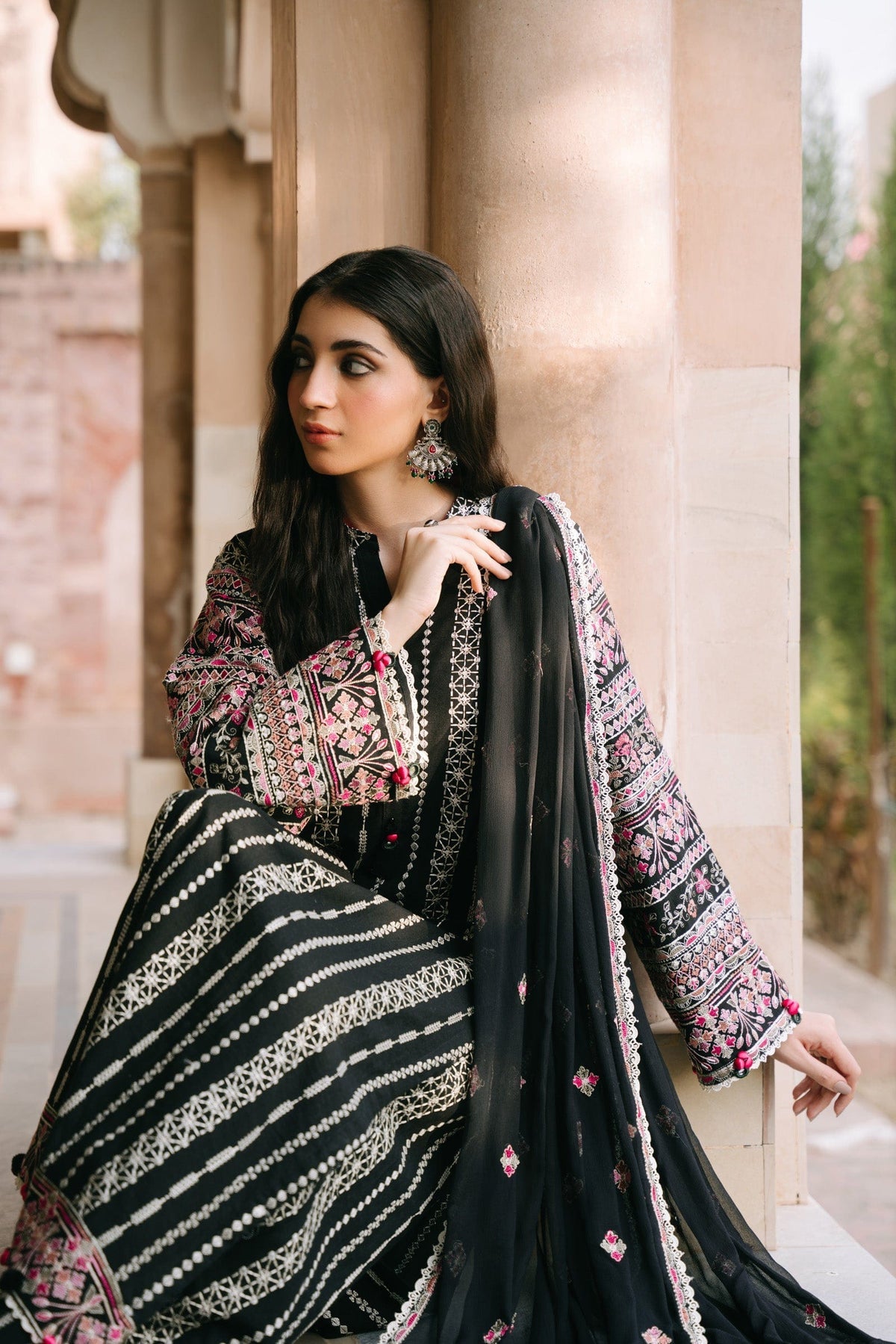 Taana Baana | Manzil Winter | B3401A -  Taana Baana Ladies Clothes - Original Designer Dress - House of Maryam