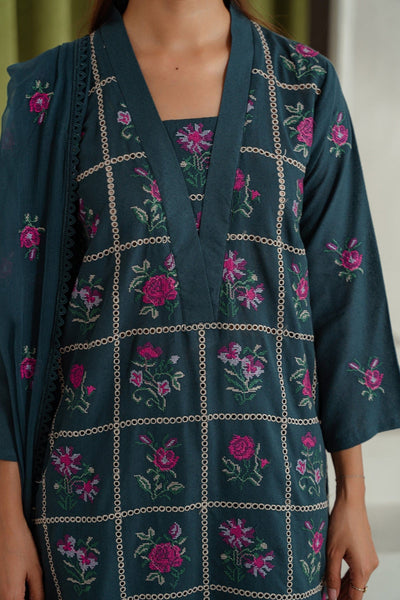 Taana Baana | Manzil Winter |  B3396 -  Taana Baana Ladies Clothes - Original Designer Dress - House of Maryam