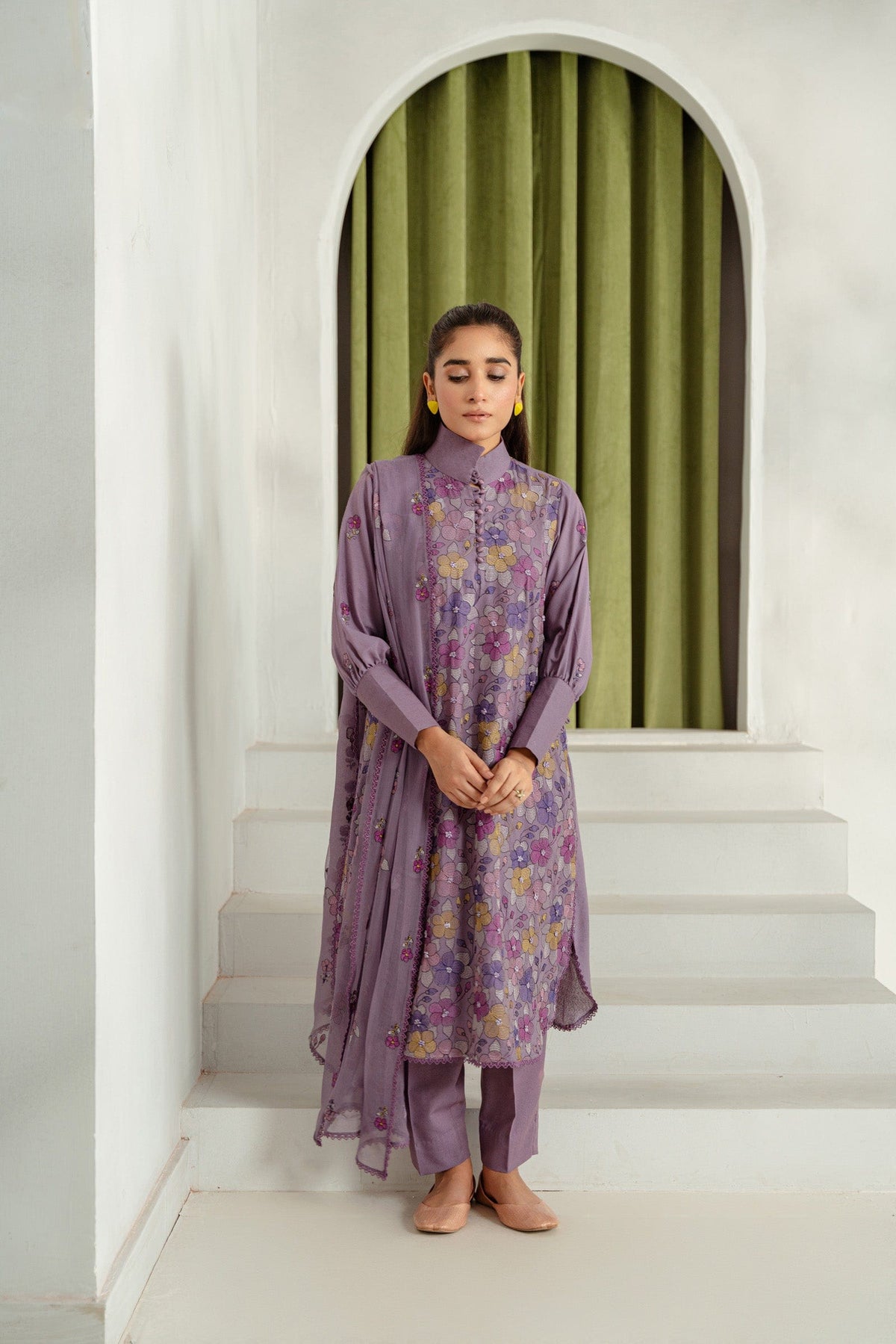 Taana Baana | Manzil Winter |  M3407B -  Taana Baana Ladies Clothes - Original Designer Dress - House of Maryam