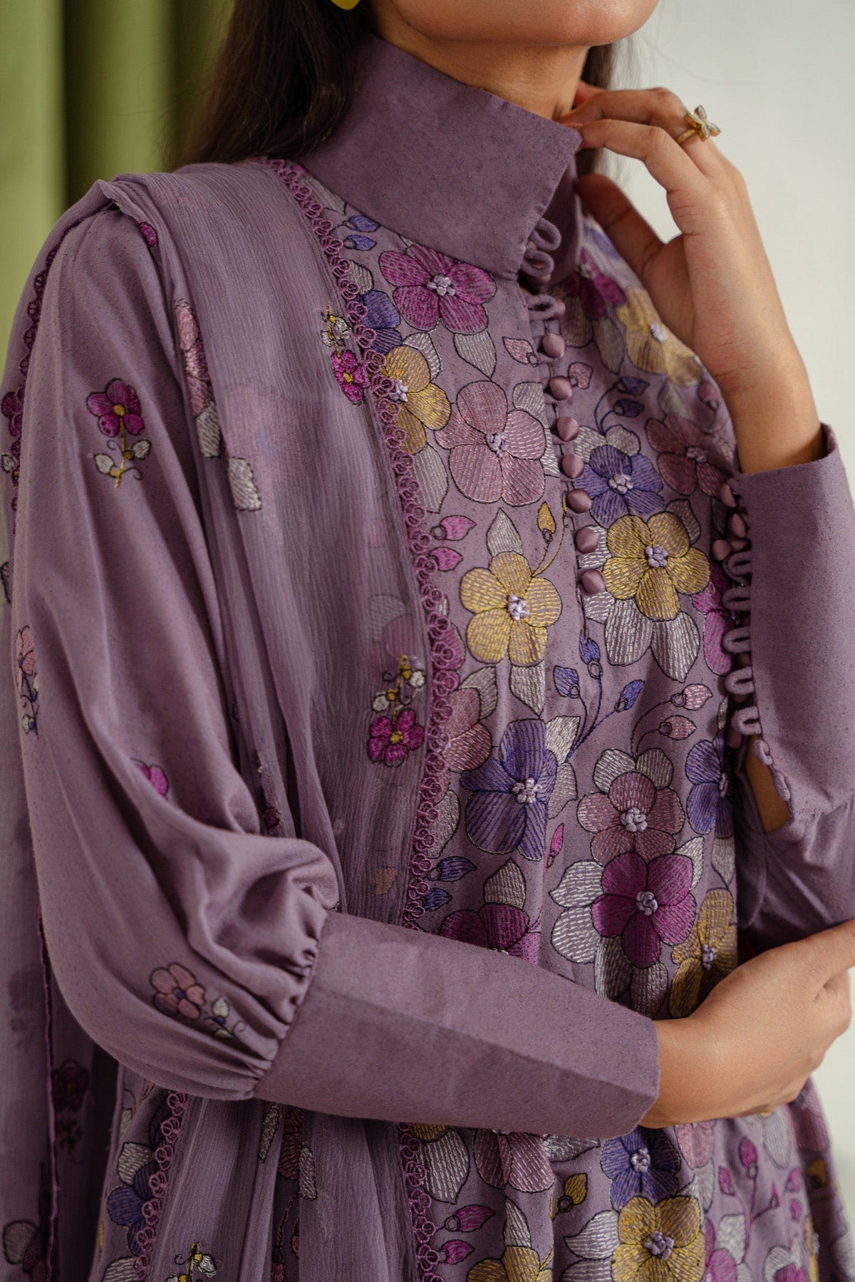 Taana Baana | Manzil Winter |  M3407B -  Taana Baana Ladies Clothes - Original Designer Dress - House of Maryam