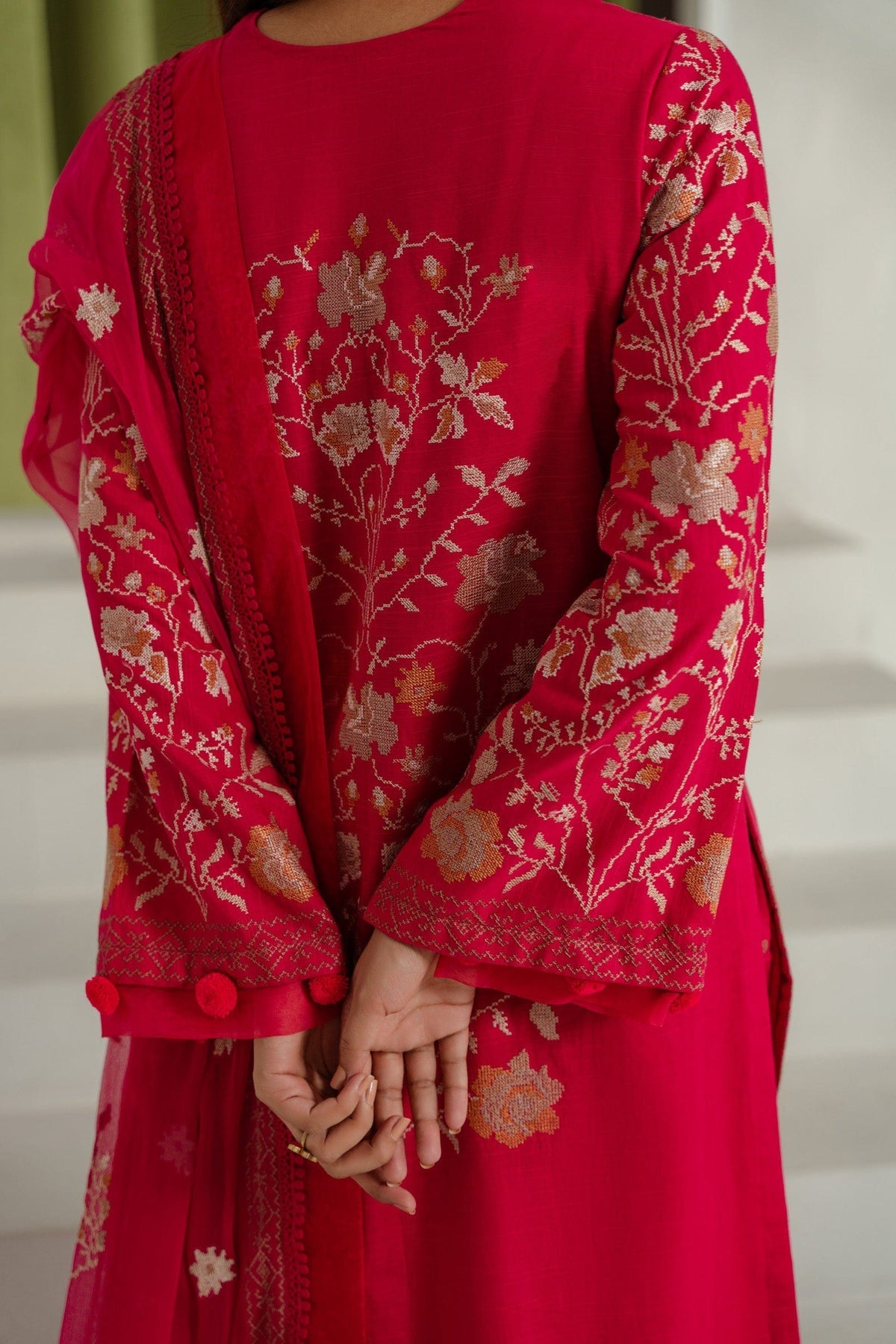 Taana Baana | Manzil Winter |  C3410A -  Taana Baana Ladies Clothes - Original Designer Dress - House of Maryam