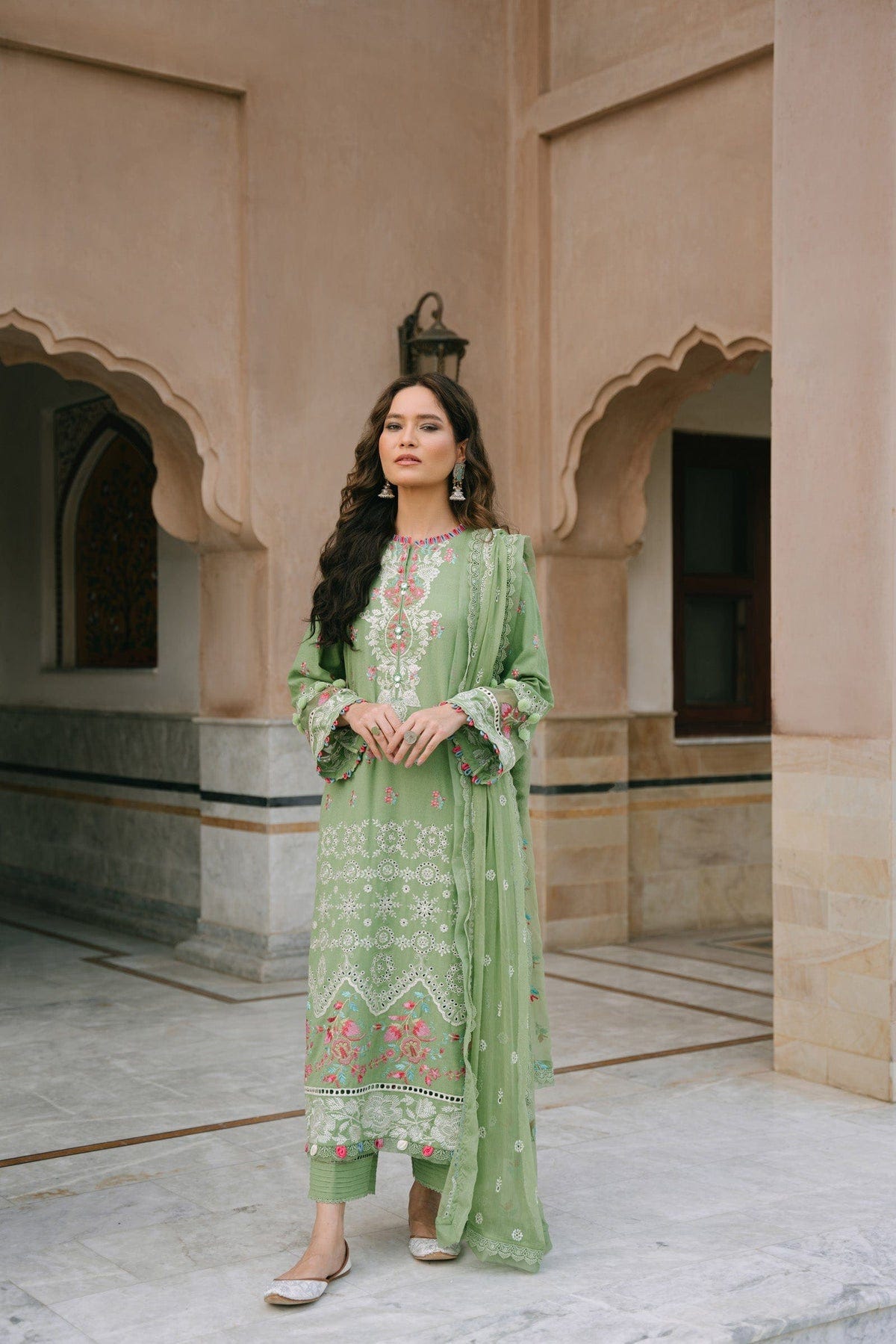 Taana Baana | Manzil Winter |  B3399 -  Taana Baana Ladies Clothes - Original Designer Dress - House of Maryam