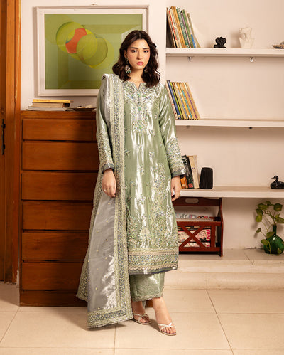 Mushq | Sunehri Lama Silk | Tabeer