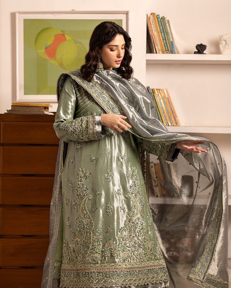 Mushq | Sunehri Lama Silk | Tabeer, image 4