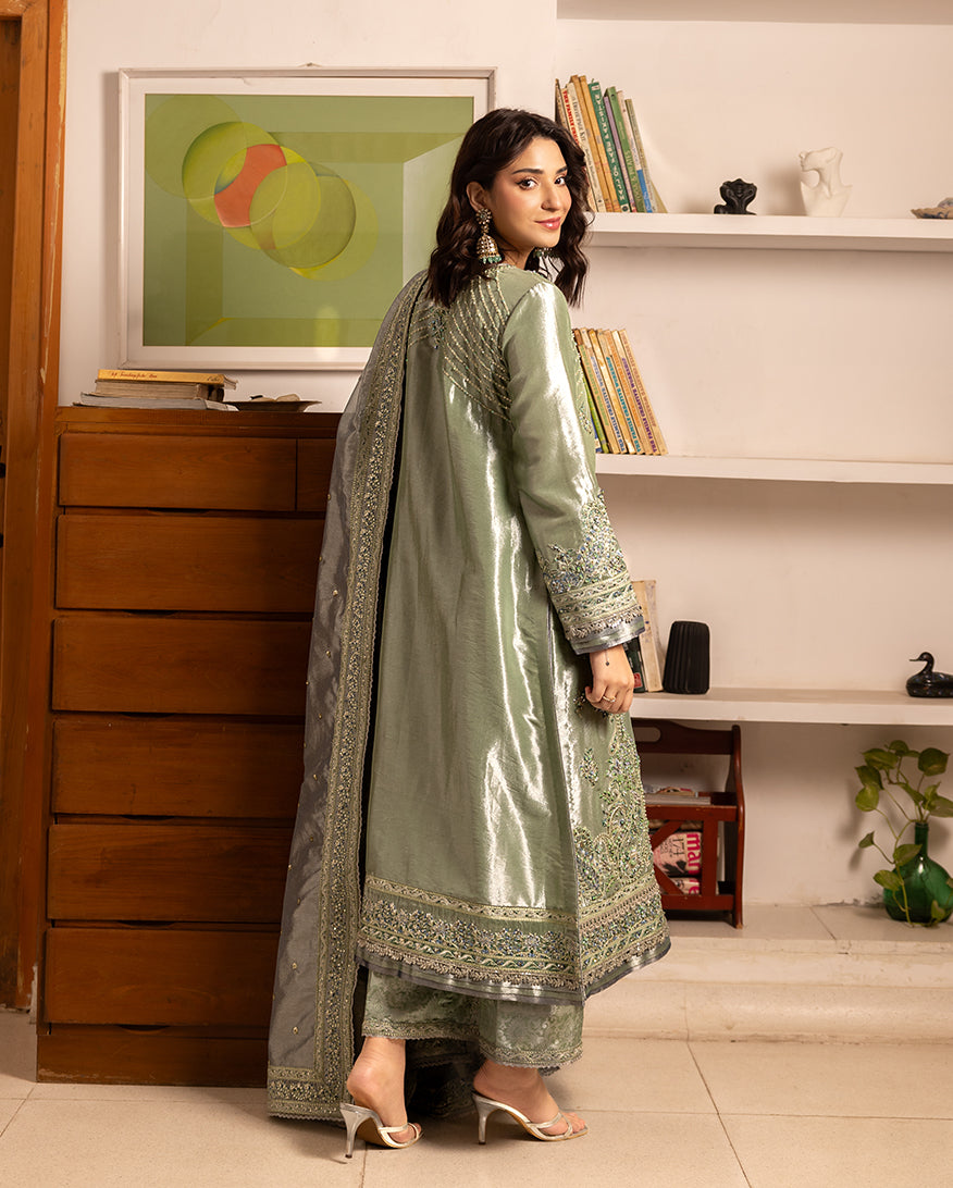 Mushq | Sunehri Lama Silk | Tabeer, image 2
