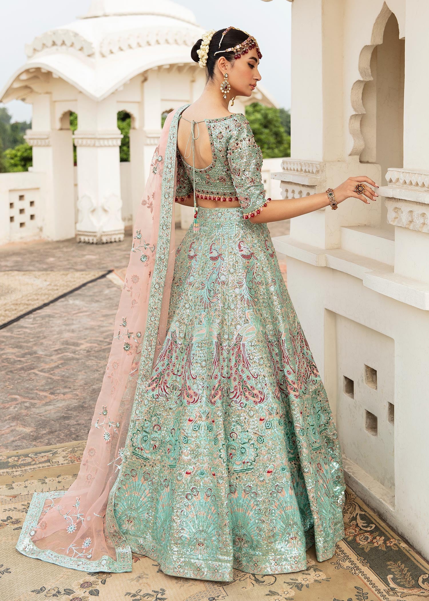 Waqas Shah | Taj Mahal | MAH BANO by Designer Waqas Shah - House of Maryam - Pakistani Designer Ethnic Wear in {{ shop.shopifyCountryName }}