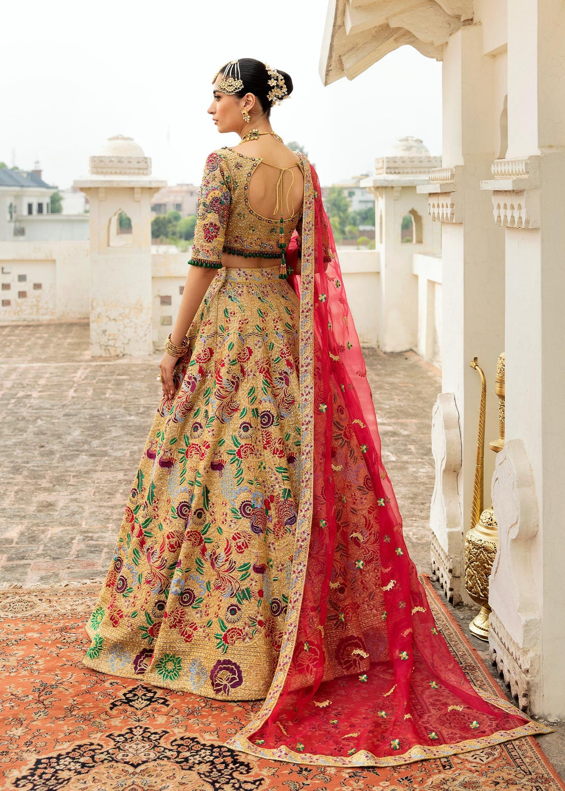 Waqas Shah | Taj Mahal | HUSNA BANO by Designer Waqas Shah - House of Maryam - Pakistani Designer Ethnic Wear in {{ shop.shopifyCountryName }}