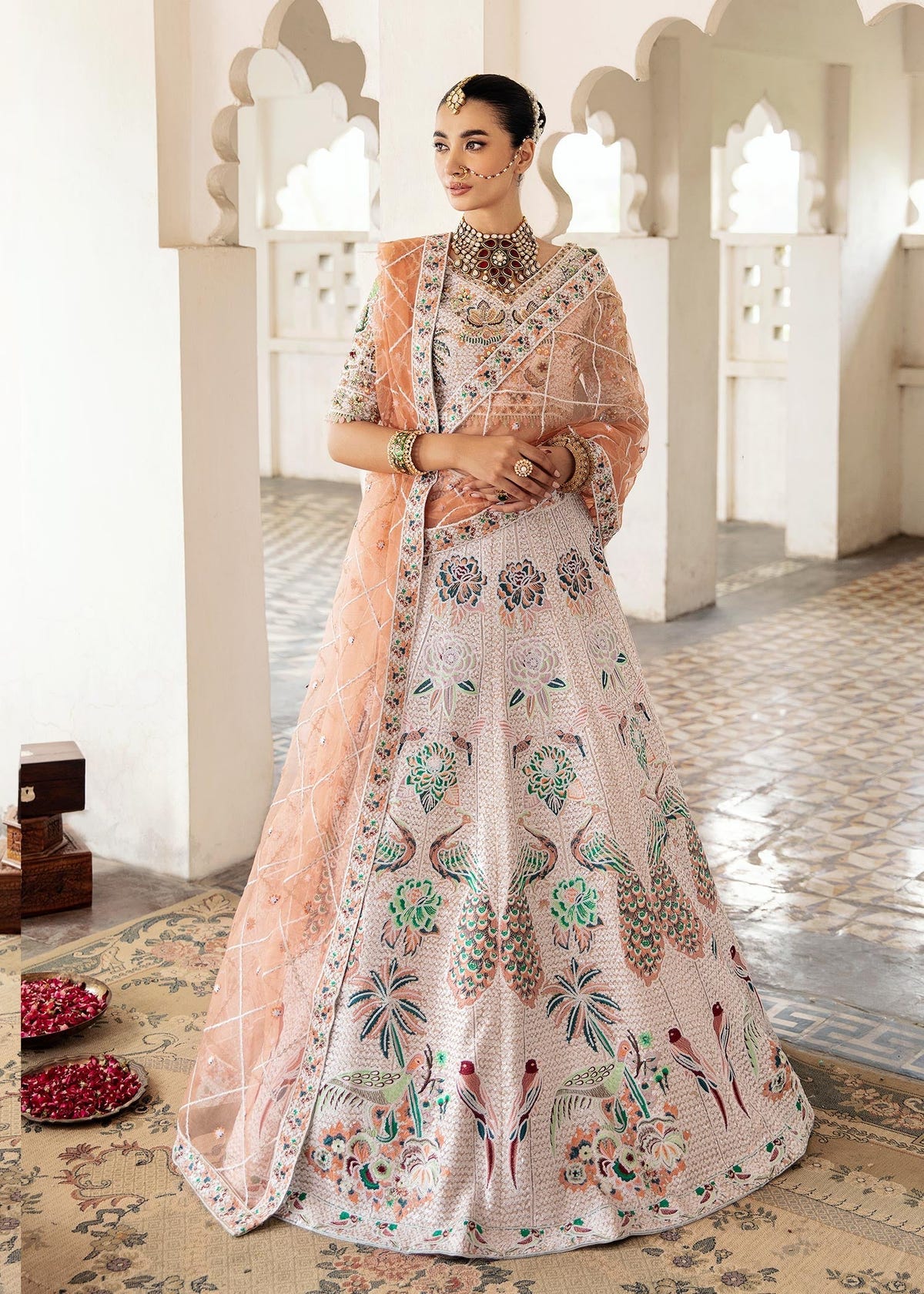 Waqas Shah | Taj Mahal | GUL BANO -  Waqas Shah Bridal - Original Designer Dress - House of Maryam