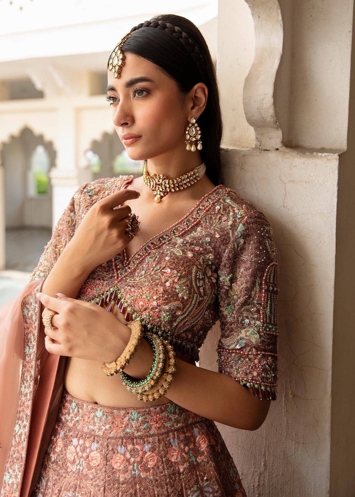 Waqas Shah | Taj Mahal | NAZ BANO -  Waqas Shah Formal - Original Designer Dress - House of Maryam