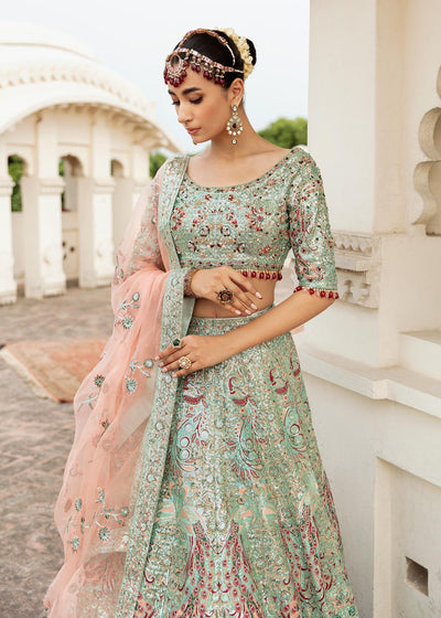 Waqas Shah | Taj Mahal | MAH BANO -  Waqas Shah Bridal - Original Designer Dress - House of Maryam