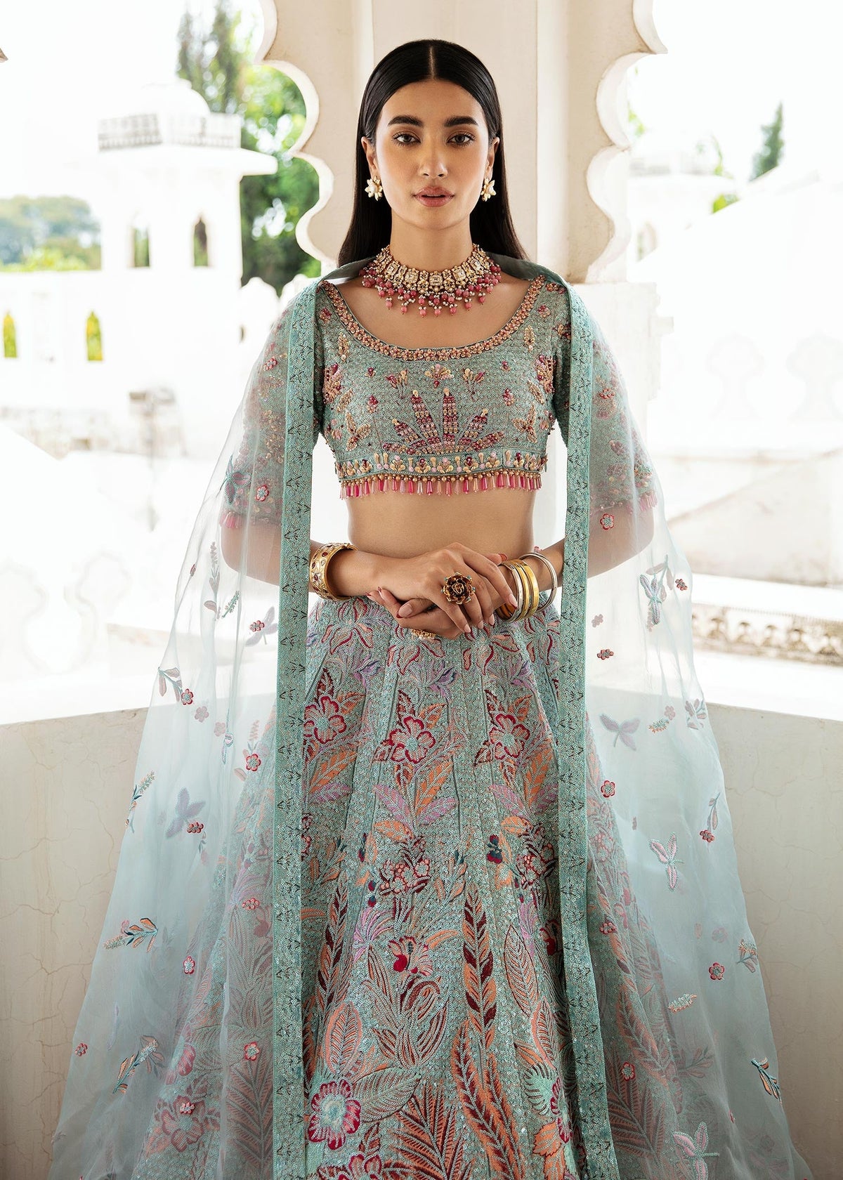Waqas Shah | Taj Mahal | FIROZA BANO -  Waqas Shah Formal - Original Designer Dress - House of Maryam