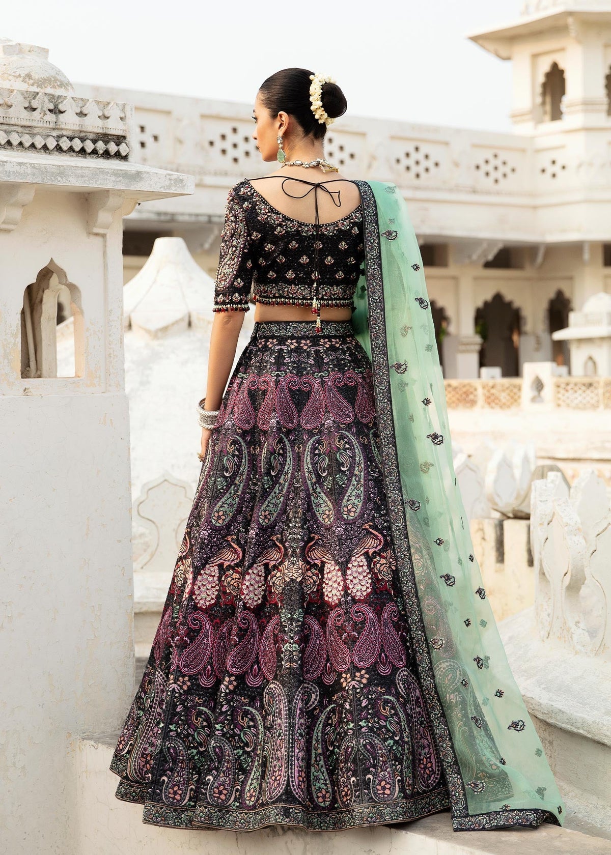 Waqas Shah | Taj Mahal | ZARQA BANO -  Waqas Shah Bridal - Original Designer Dress - House of Maryam