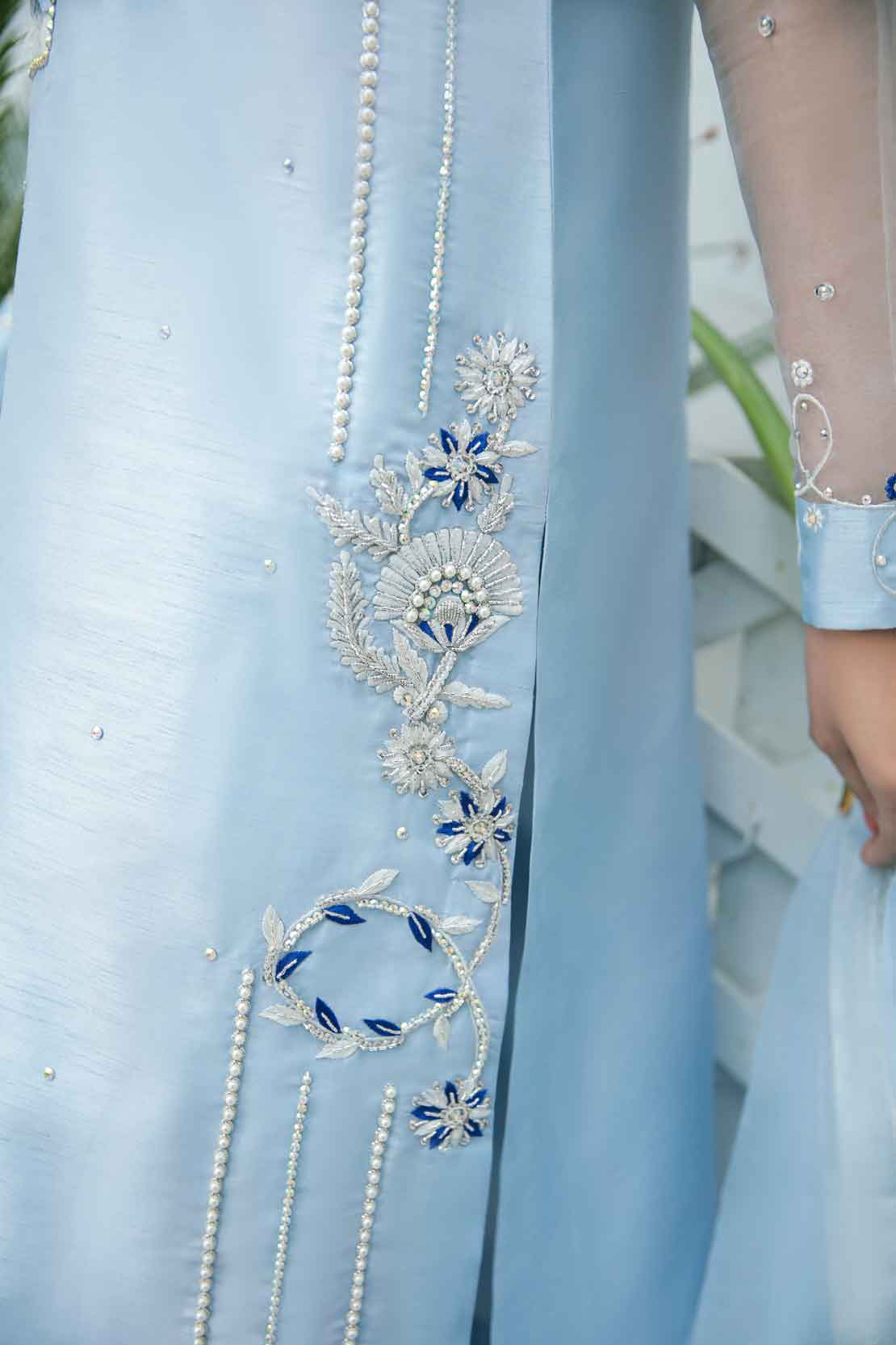 Leon | Leon Luxe Collection | BEAU BLUE by Designer Leon - House of Maryam - Pakistani Designer Ethnic Wear in {{ shop.shopifyCountryName }}