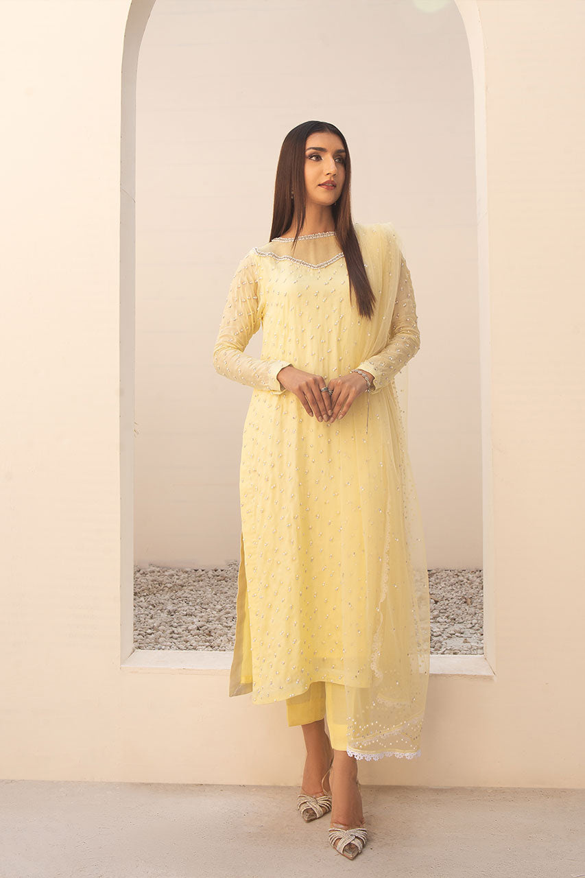 Leon | Leon Luxe Collection | SITARA LIME by Designer Leon - House of Maryam - Pakistani Designer Ethnic Wear in {{ shop.shopifyCountryName }}