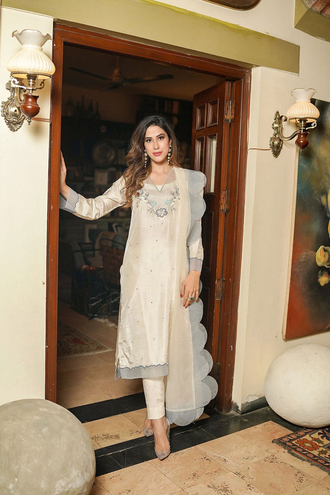 Leon | Leon Luxe Collection | COCONUT by Designer Leon - House of Maryam - Pakistani Designer Ethnic Wear in {{ shop.shopifyCountryName }}