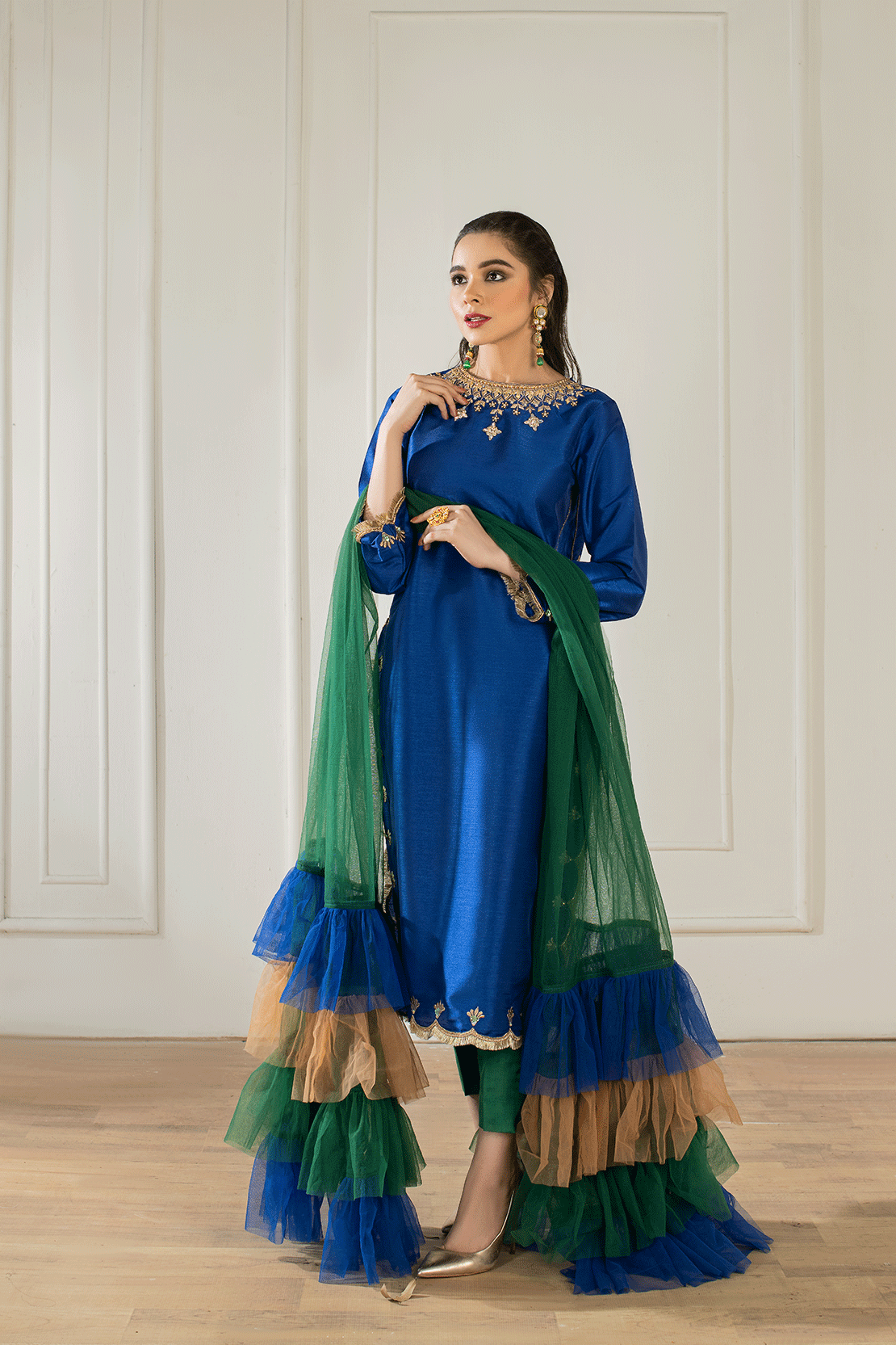 Leon | Leon Luxe Collection | NAIRANG by Designer Leon - House of Maryam - Pakistani Designer Ethnic Wear in {{ shop.shopifyCountryName }}